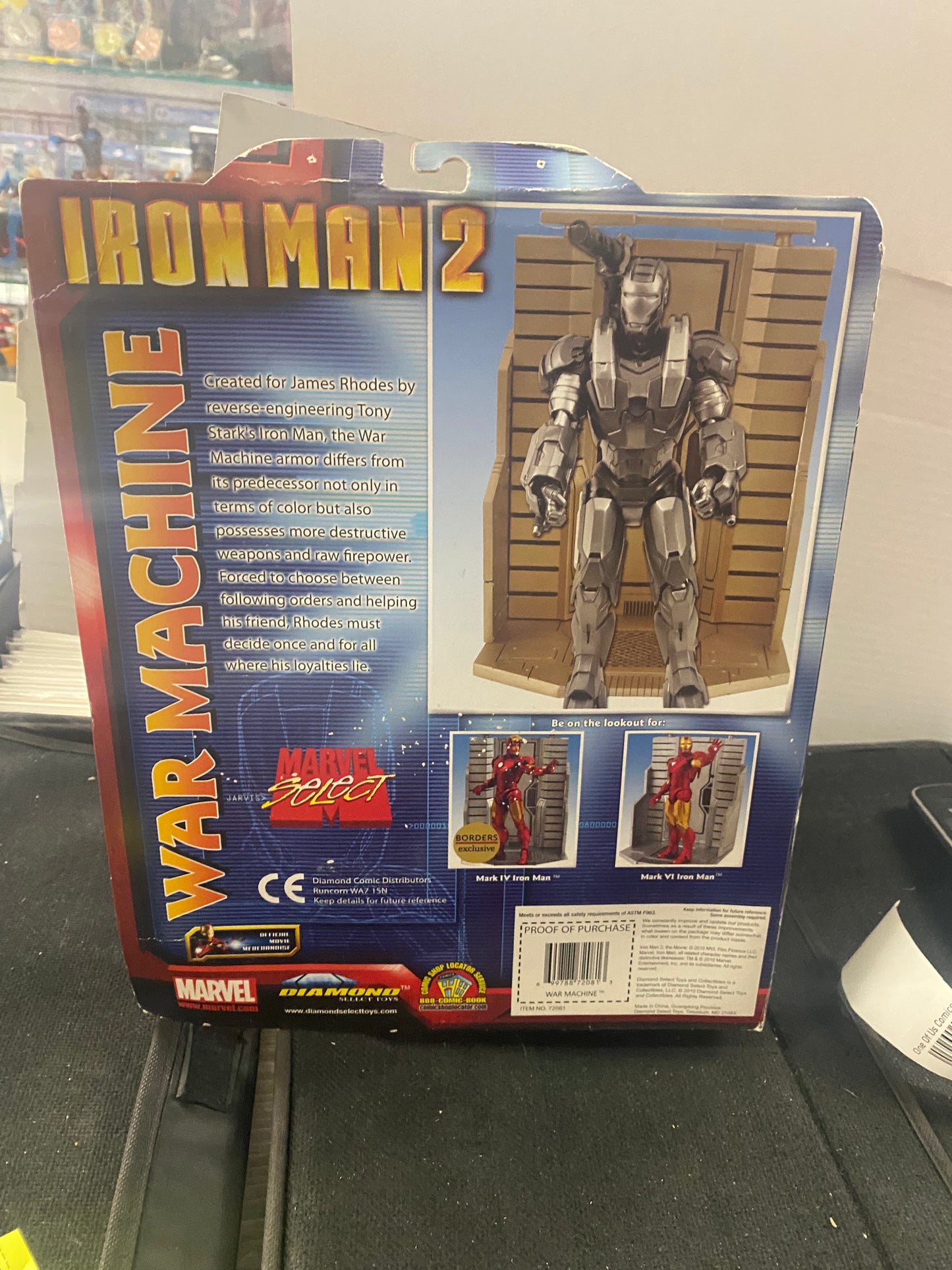 MARVEL SELECT IRON MAN 2 WAR MACHINE