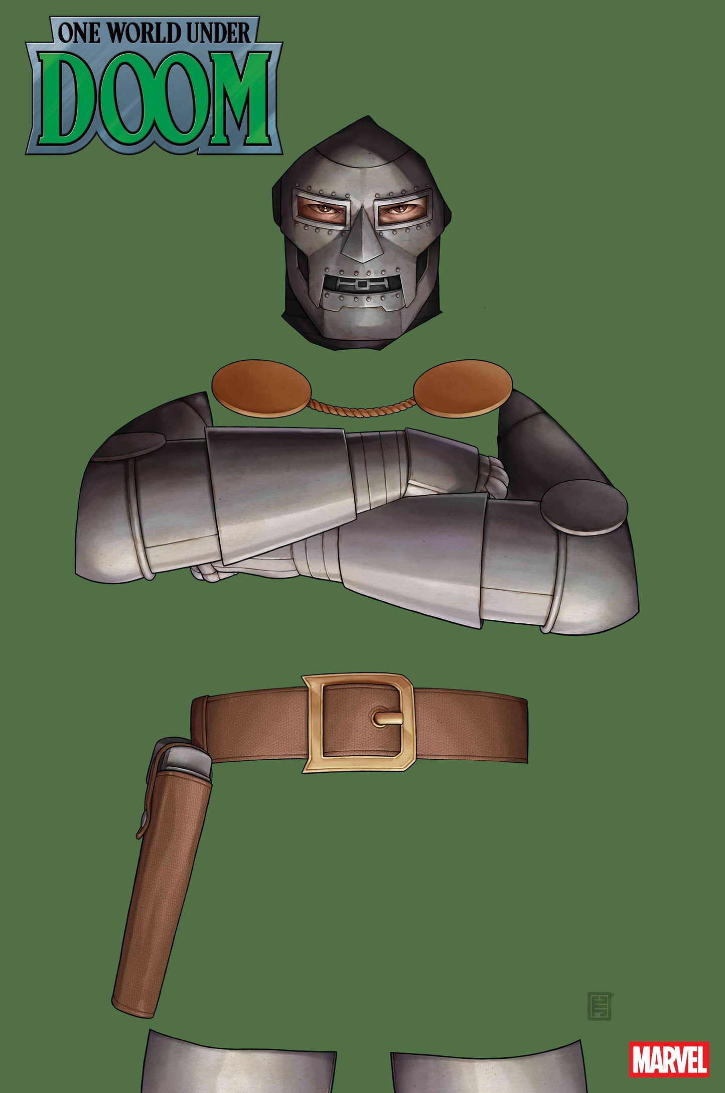 MARVEL COMICS ONE WORLD UNDER DOOM #1 NEGATIVE SPACE VARIANT