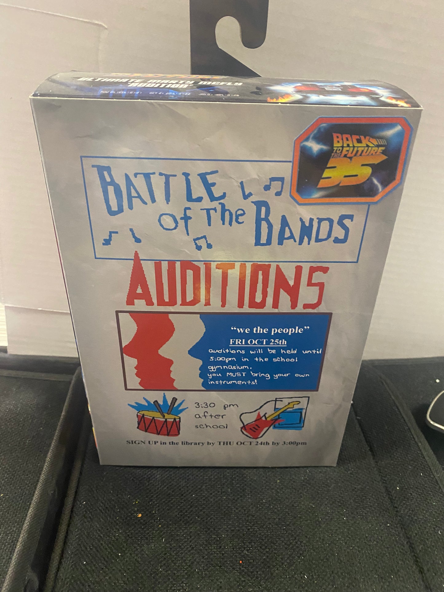 NECA BACK TO THE FUTURE BATTLE OF THE BANDS ULTIMATE MARTY