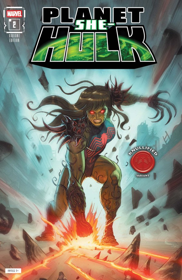MARVEL COMICS PLANET SHE-HULK #2 LELIO BONACCORSO KNULLIFIED VARIANT
