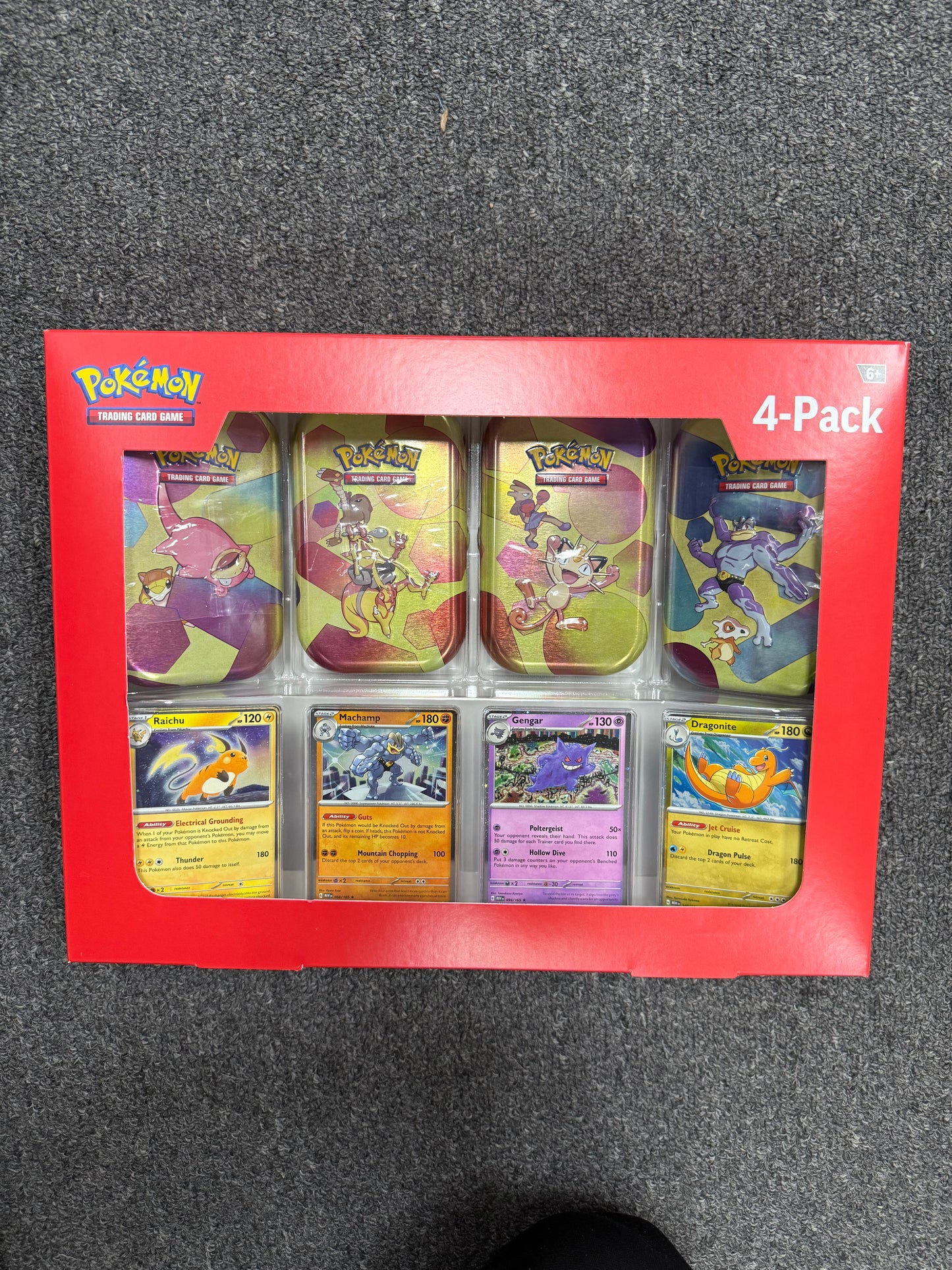 POKEMON TCG 151 TIN 4 PACK