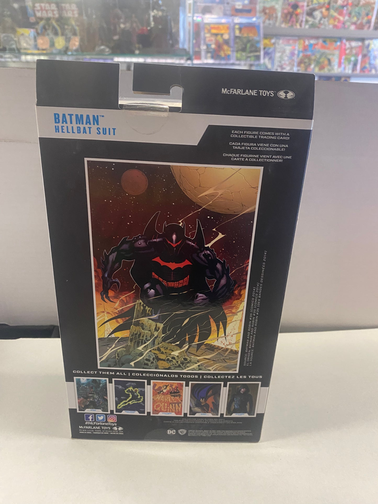 DC MULTIVERSE BATMAN HELLBAT SUIT BATMAN