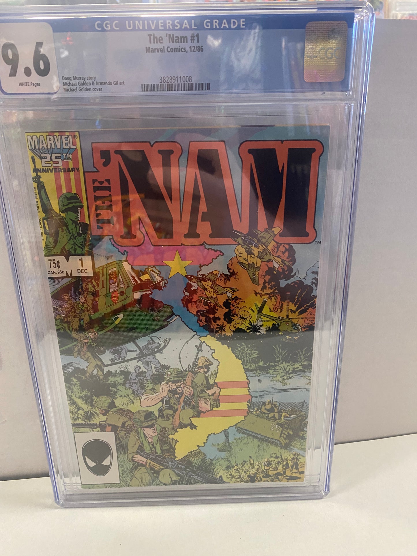 MARVEL COMICS THE NAM #1 (1986) CGC 9.6 WP