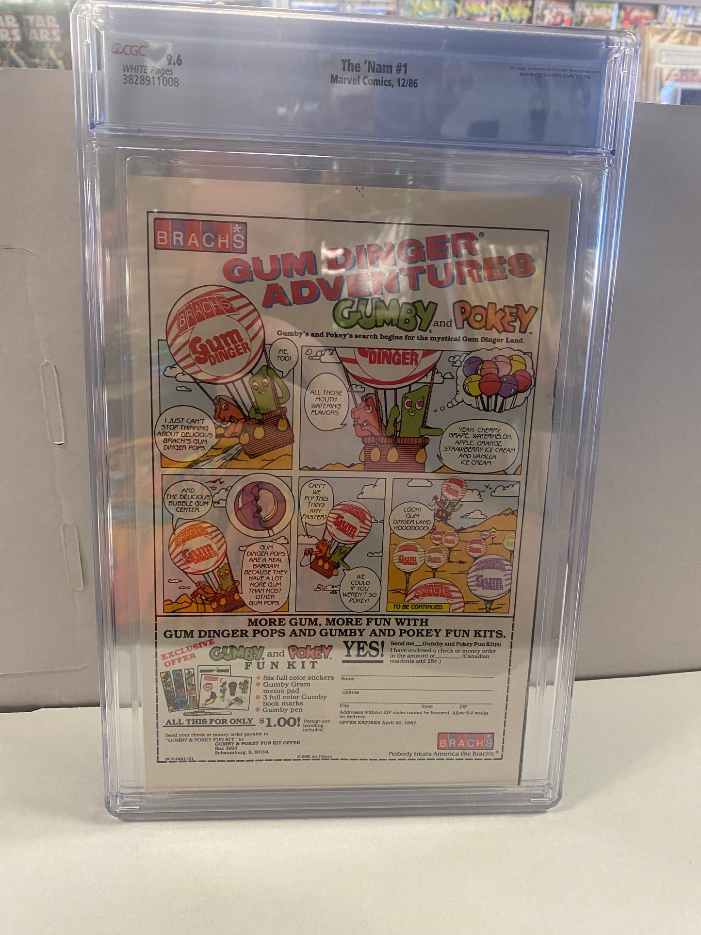 MARVEL COMICS THE NAM #1 (1986) CGC 9.6 WP