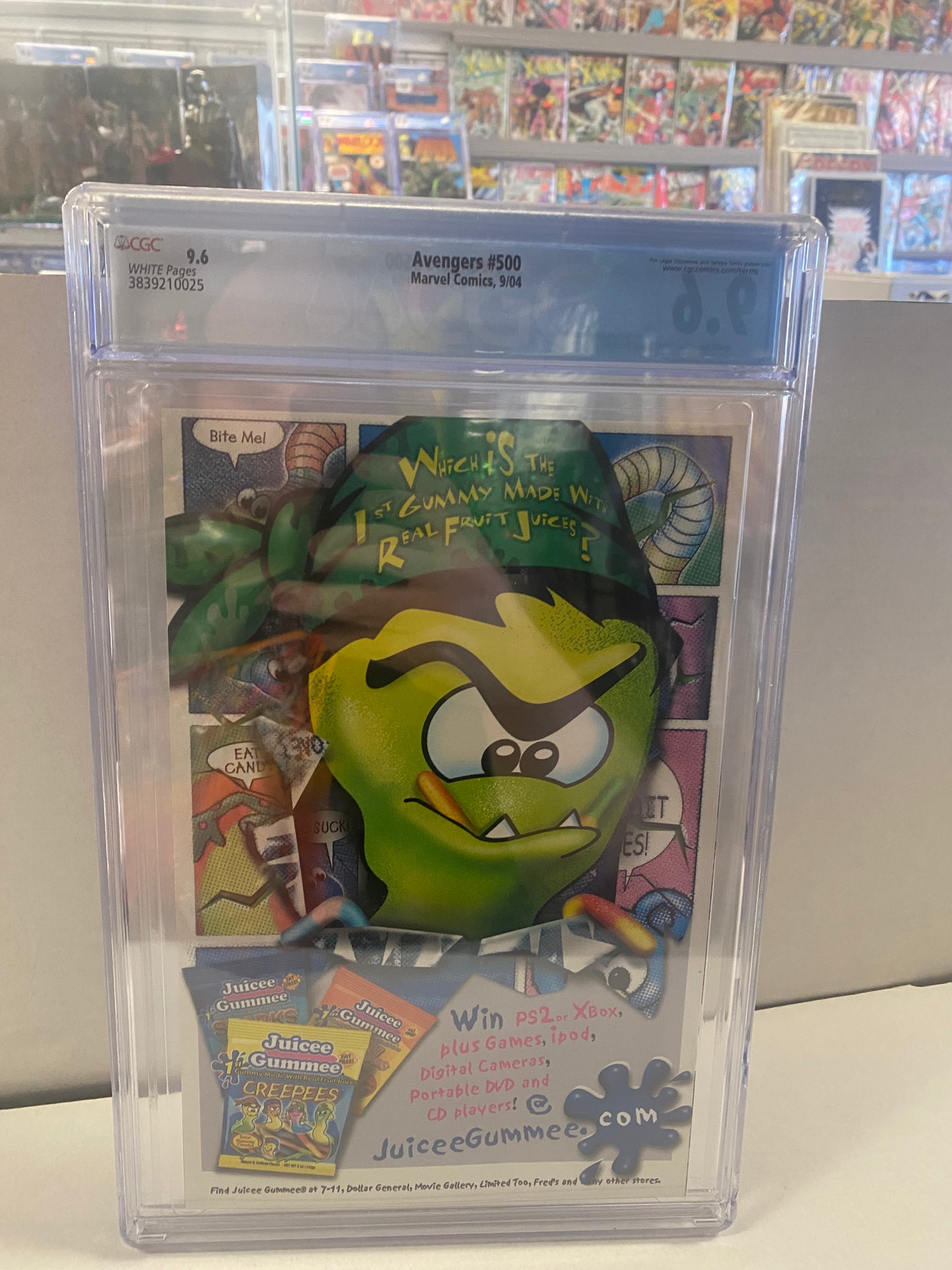 MARVEL COMICS AVENGERS #500 (2004) DEATH OF SCOTT LANG CGC 9.6 WP