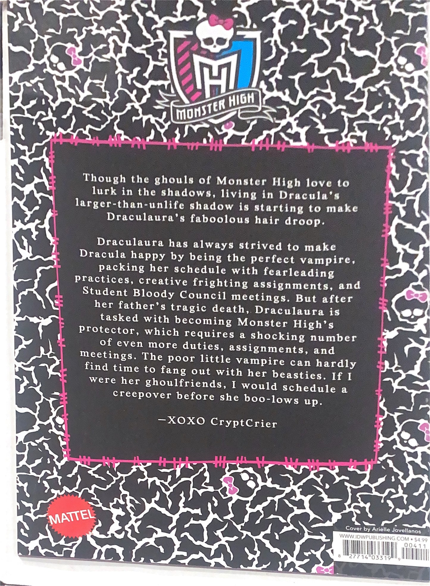 IDW PUBLISHING MONSTER HIGH NEW SCAREMESTER #4