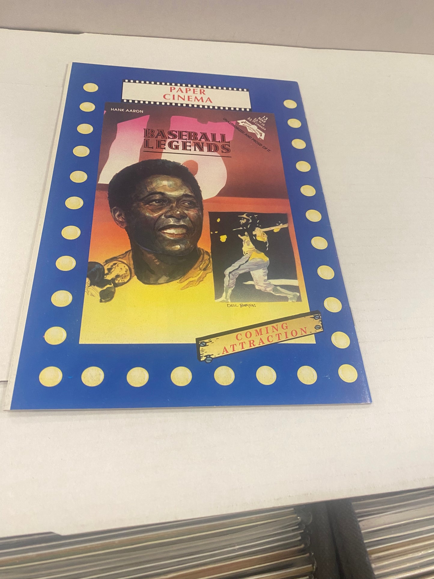 SPORTS LEGENDS #6 (1992) KAREEM ABDUL JABBAR COMES WITH TRADING CARDS