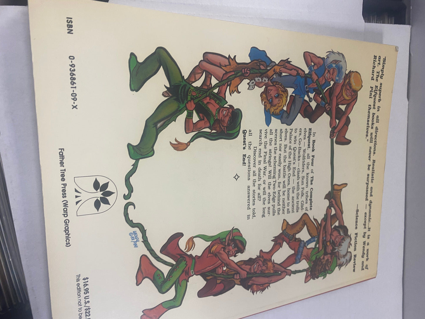 FATHER TREE PRESS THE COMPLETE ELFQUEST BOOK FOUR QUESTS END (1989)