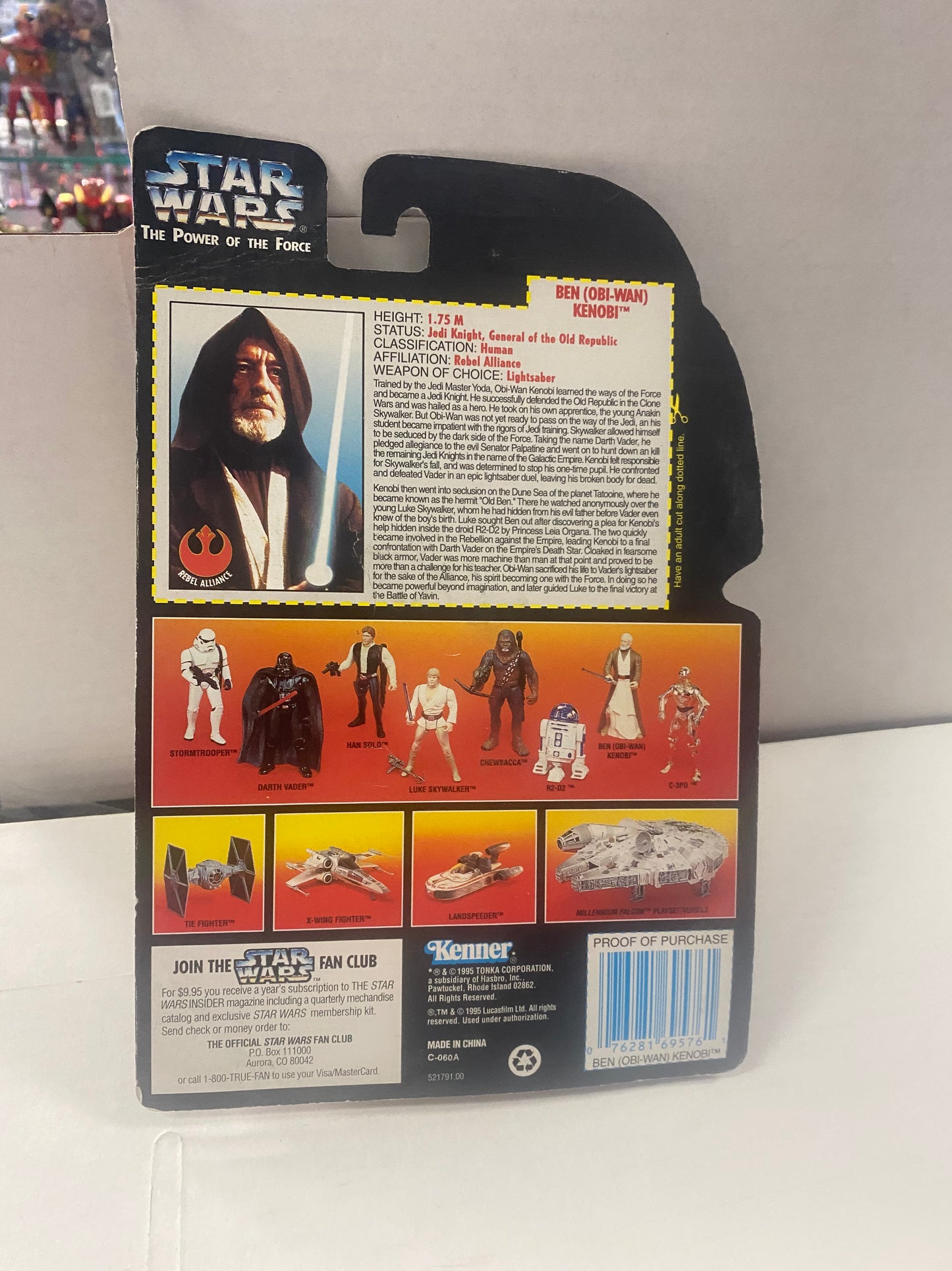 KENNER THE POWER OF THE FORCE (1995) BEN KENOBI