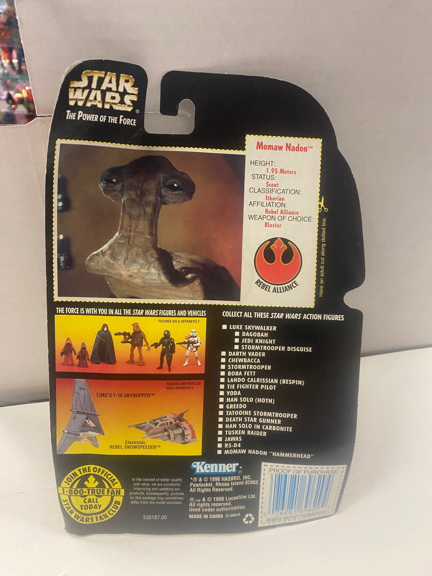 KENNER THE POWER OF THE FORCE (1996) MOMAW NADON