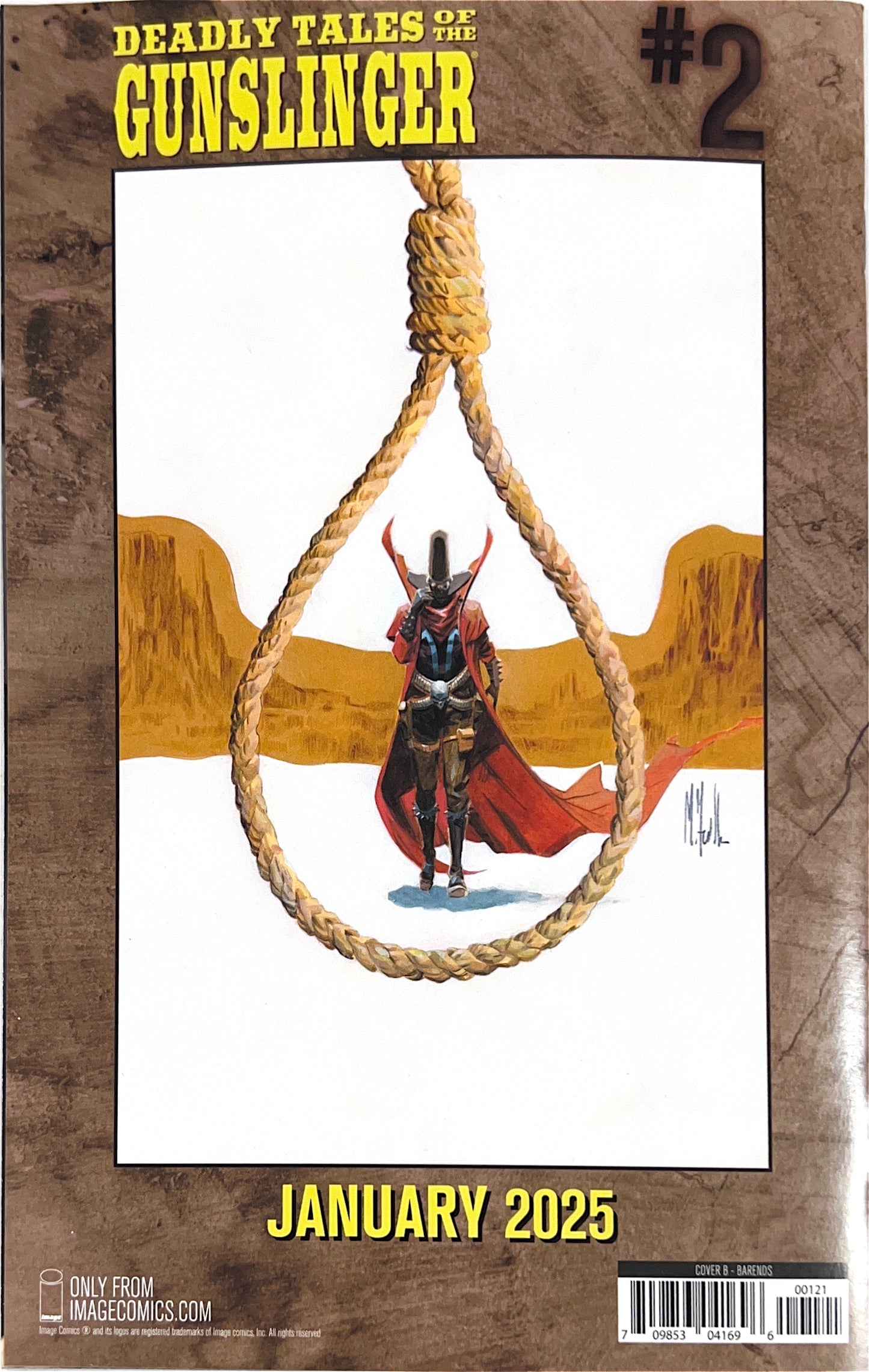 IMAGE COMICS DEADLY TALES OF GUNSLINGER SPAWN #1 COVER B