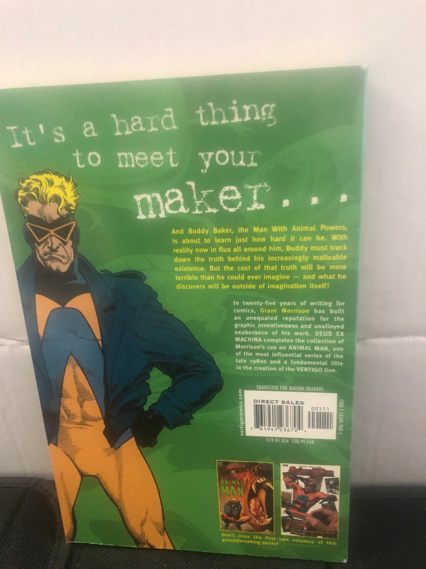 VERTIGO COMICS ANIMAL MAN DEUS EX MACHINA (2003)