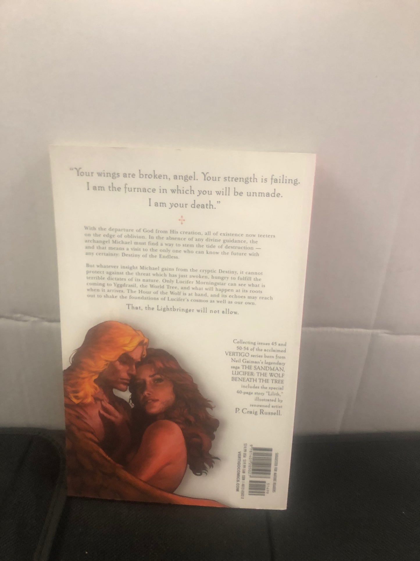VERTIGO COMICS LUCIFER VOLUME EIGHT THE WOLF BENEATH THE TREE SECOND PRINTING (2005)