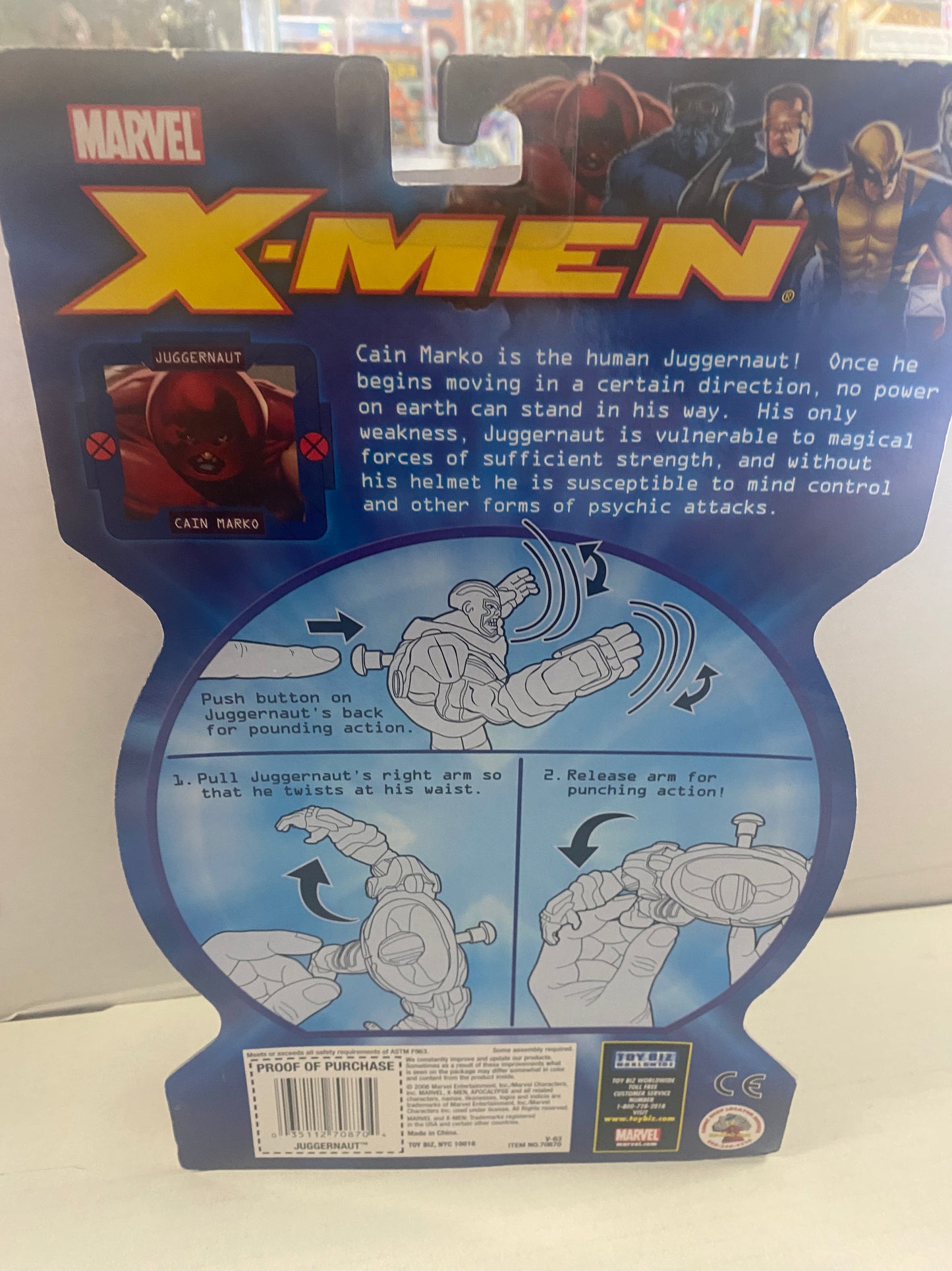 TOYBIZ MARVELS X-MEN SUPER POSEABLE JUGGERNAUT