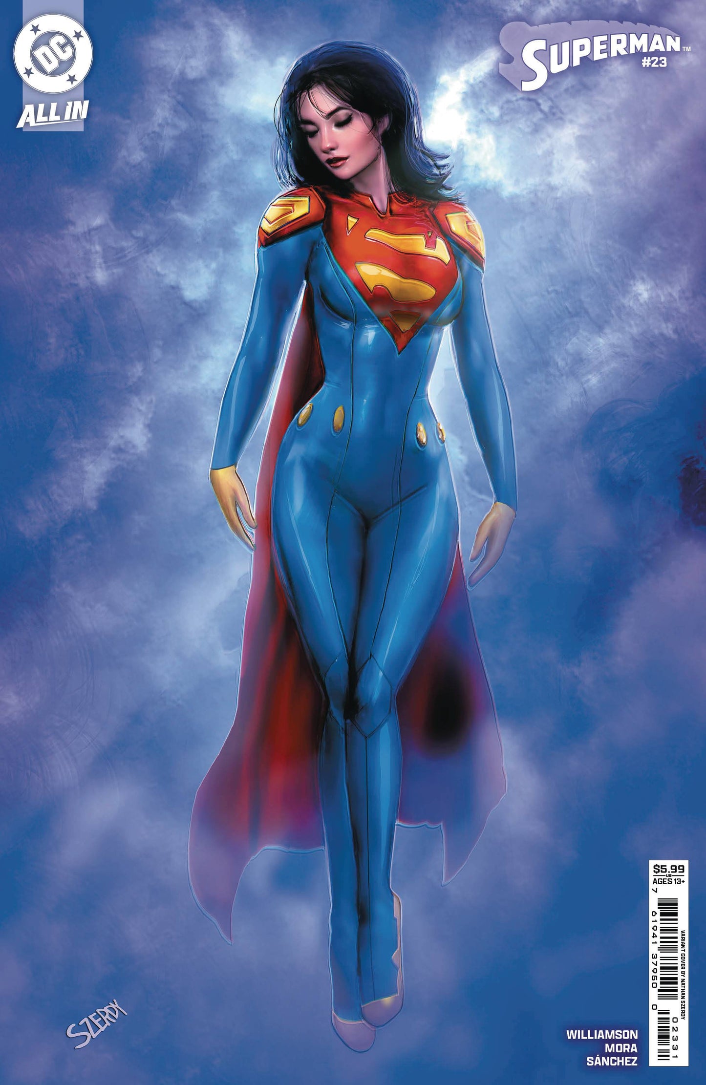 DC COMICS SUPERMAN #23 B COVER