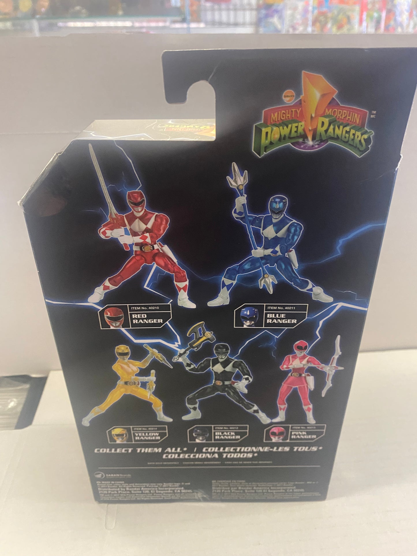 BANDAI POWER RANGERS LEGACY COLLECTION BLUE RANGER LIMITED EDITION (2017)