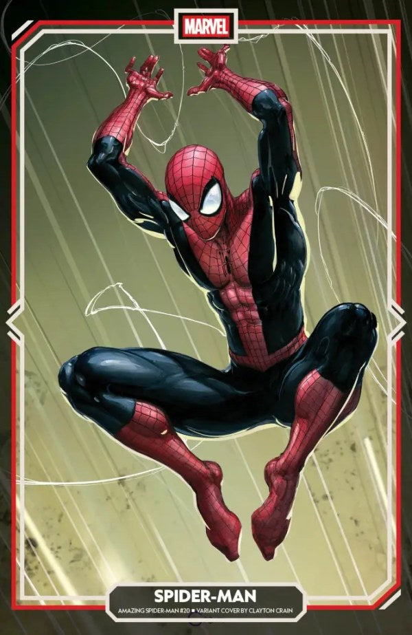 MARVEL COMICS AMAZING SPIDER-MAN #20 CLAYTON CRAIN VARIANT