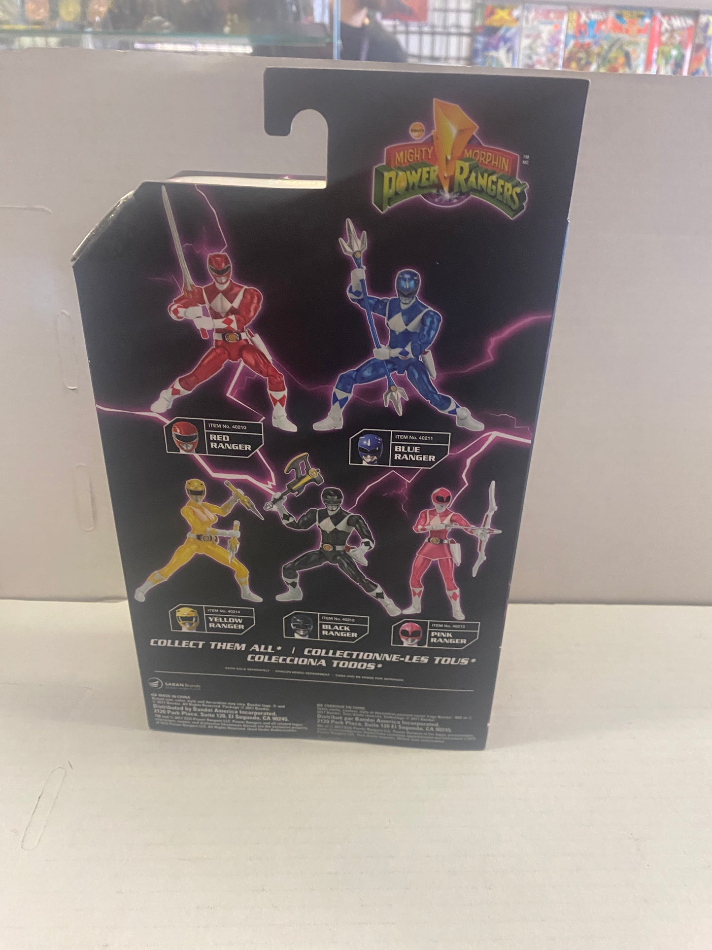 BANDAI POWER RANGERS LEGACY COLLECTION PINK RANGERS LIMITED EDITION (2017)