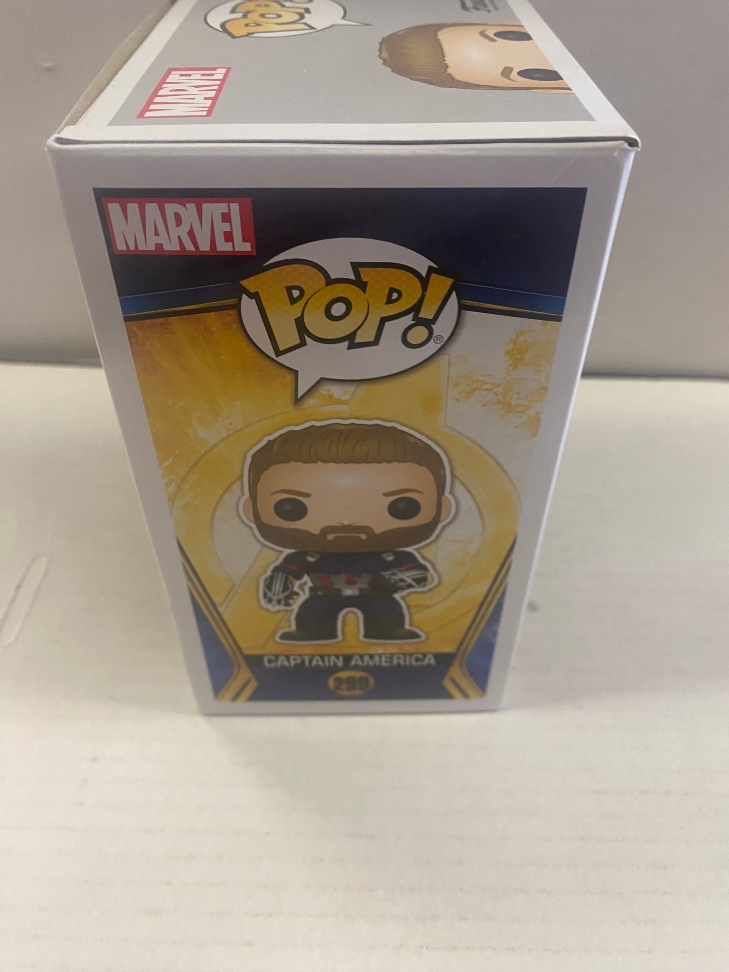 FUNKO POP AVENGERS INFINITY WAR #299 CAPTAIN AMERICA WALMART EXCLUSIVE