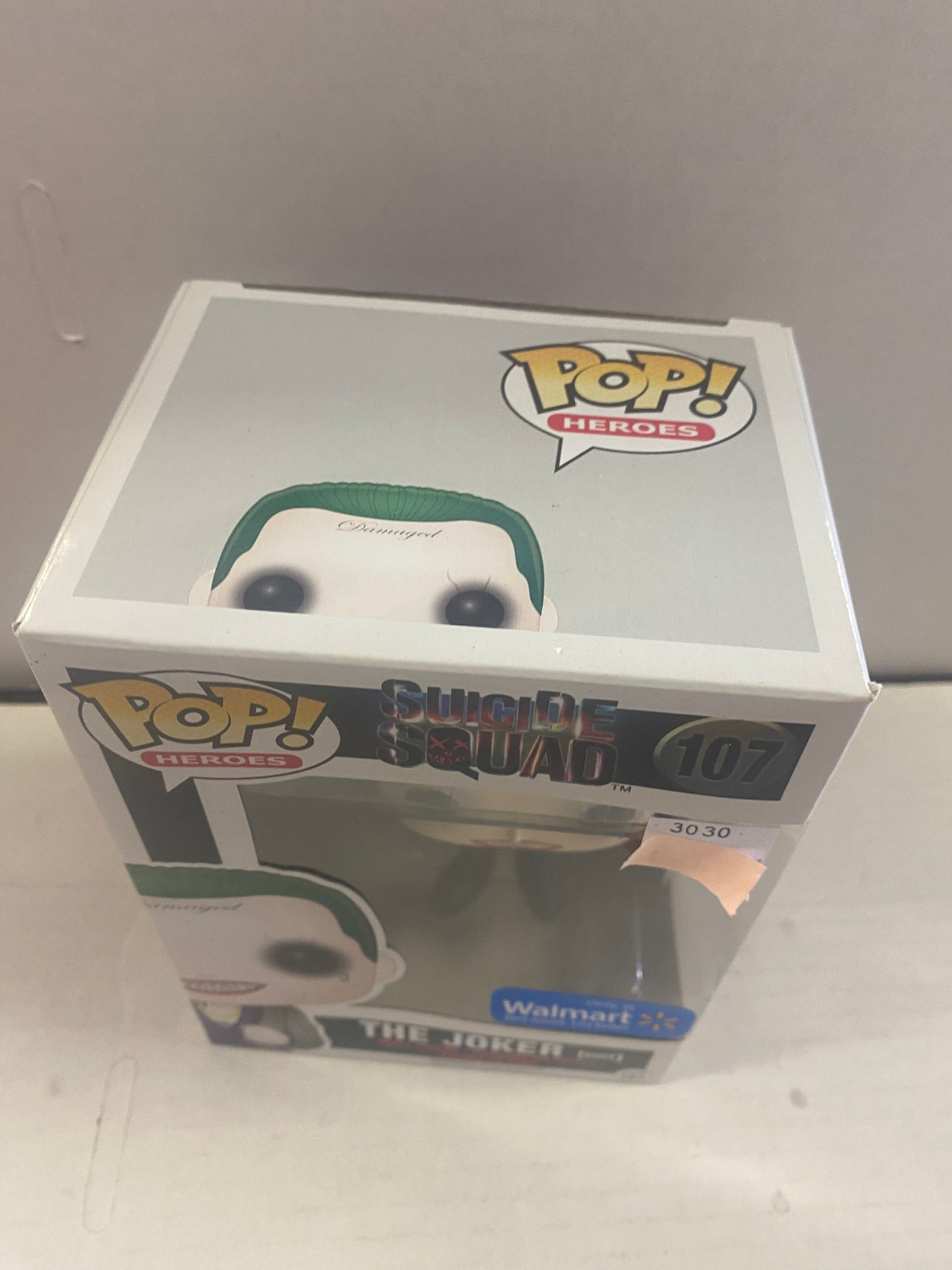 FUNKO POP HEROES SUICIDE SQUAD #107 THE JOKER SUIT WALMART EXCLUSIVE