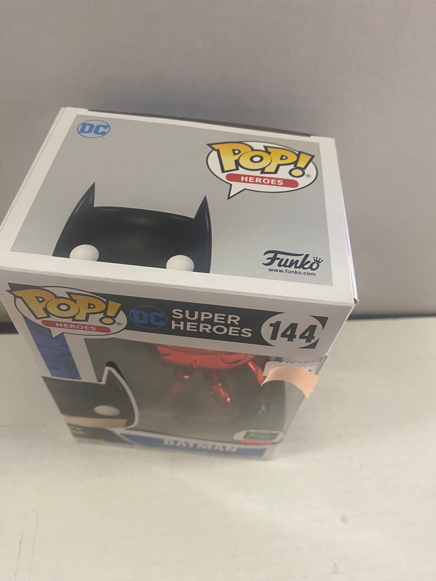 FUNKO POP HEROES DC SUPER HEROES #144 BATMAN FUNKO SHOP LIMITED EDITION