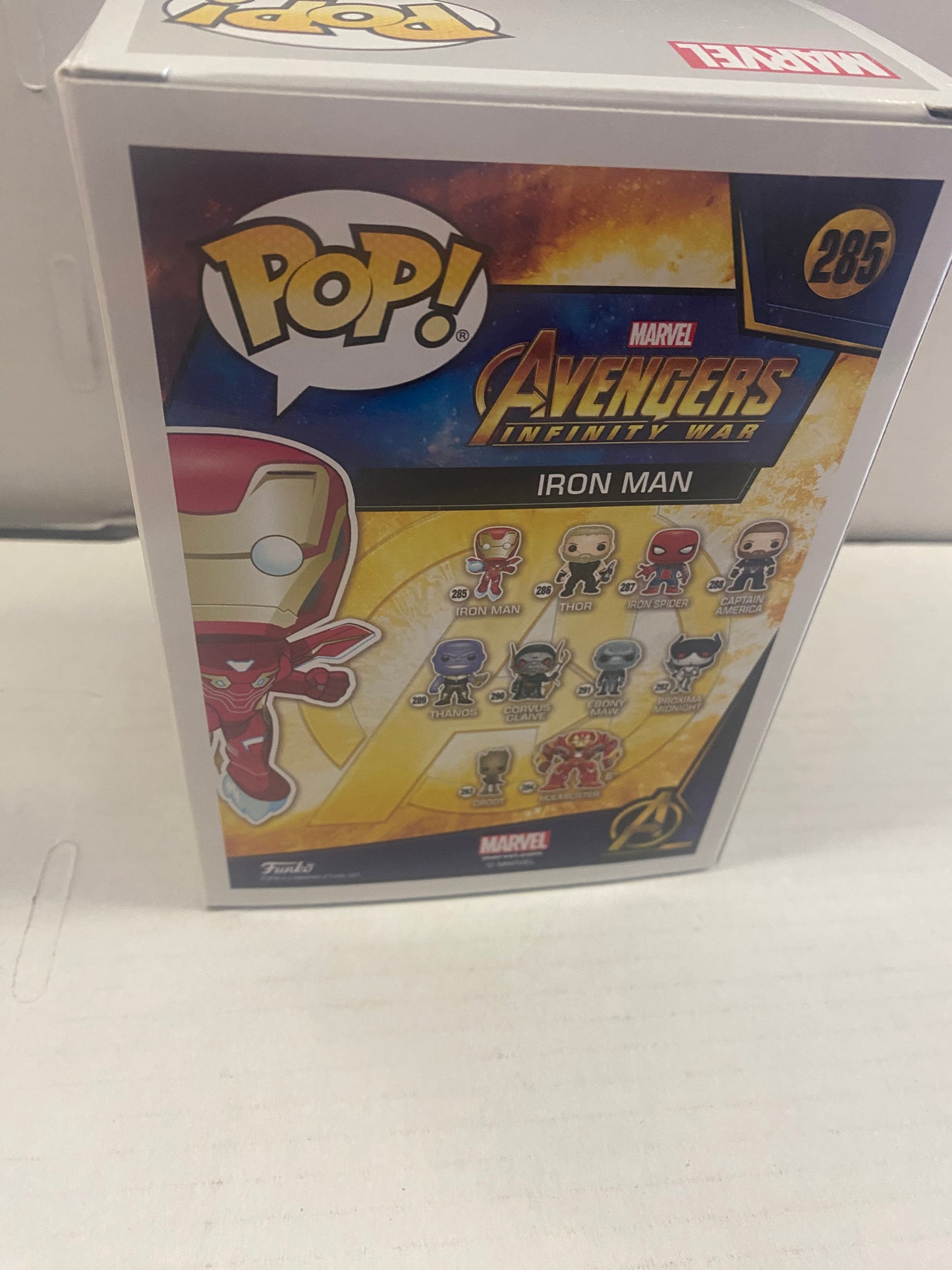 FUNKO AVENGERS INFINITY WAR #285 IRON MAN