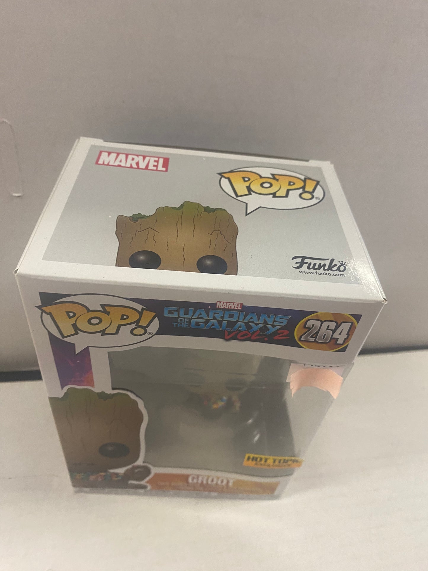 FUNKO POP GUARDIANS OF THE GALAXY VOL.2 #264 GROOT HOT TOPIC EXCLUSIVE