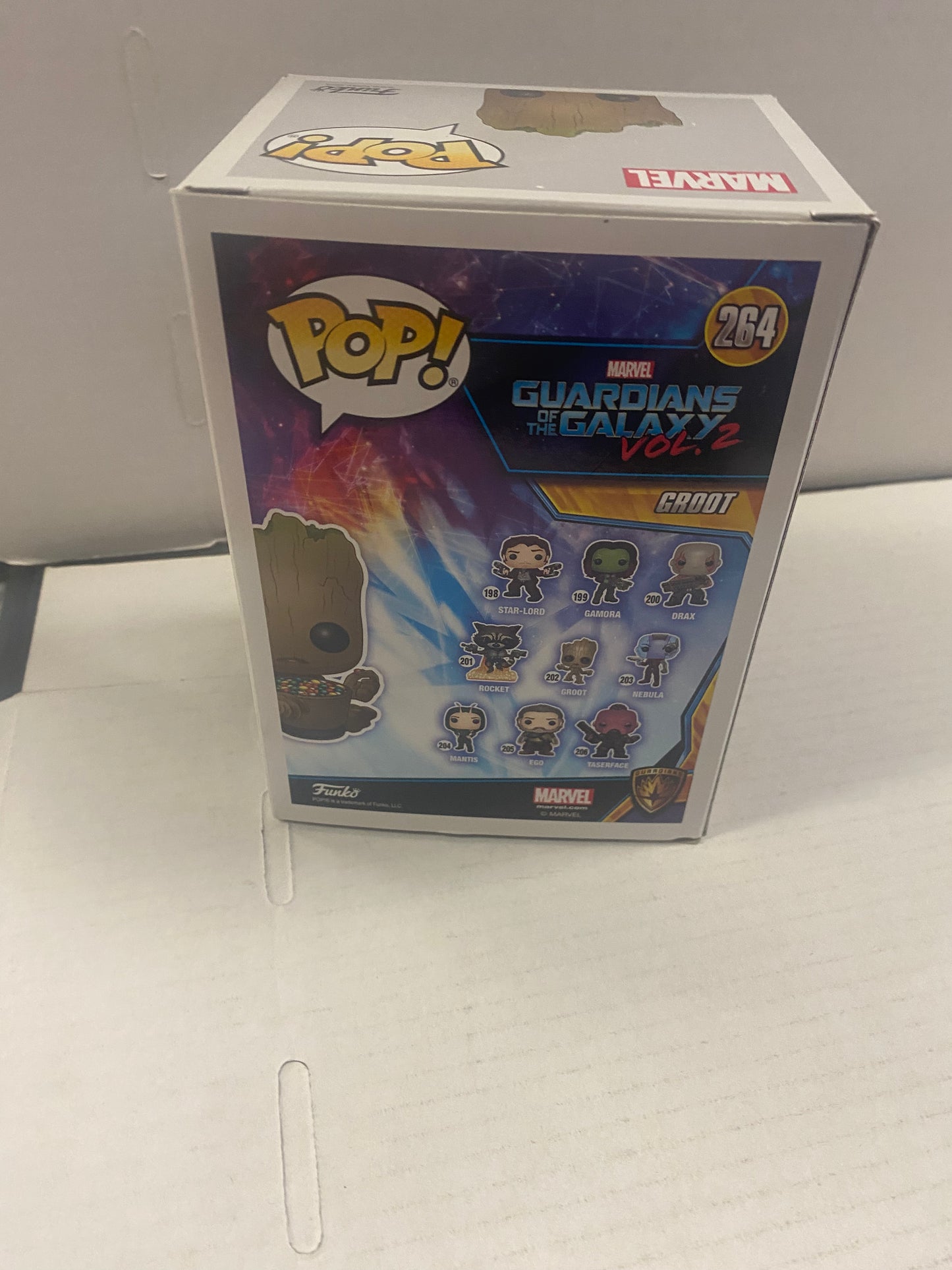 FUNKO POP GUARDIANS OF THE GALAXY VOL.2 #264 GROOT HOT TOPIC EXCLUSIVE