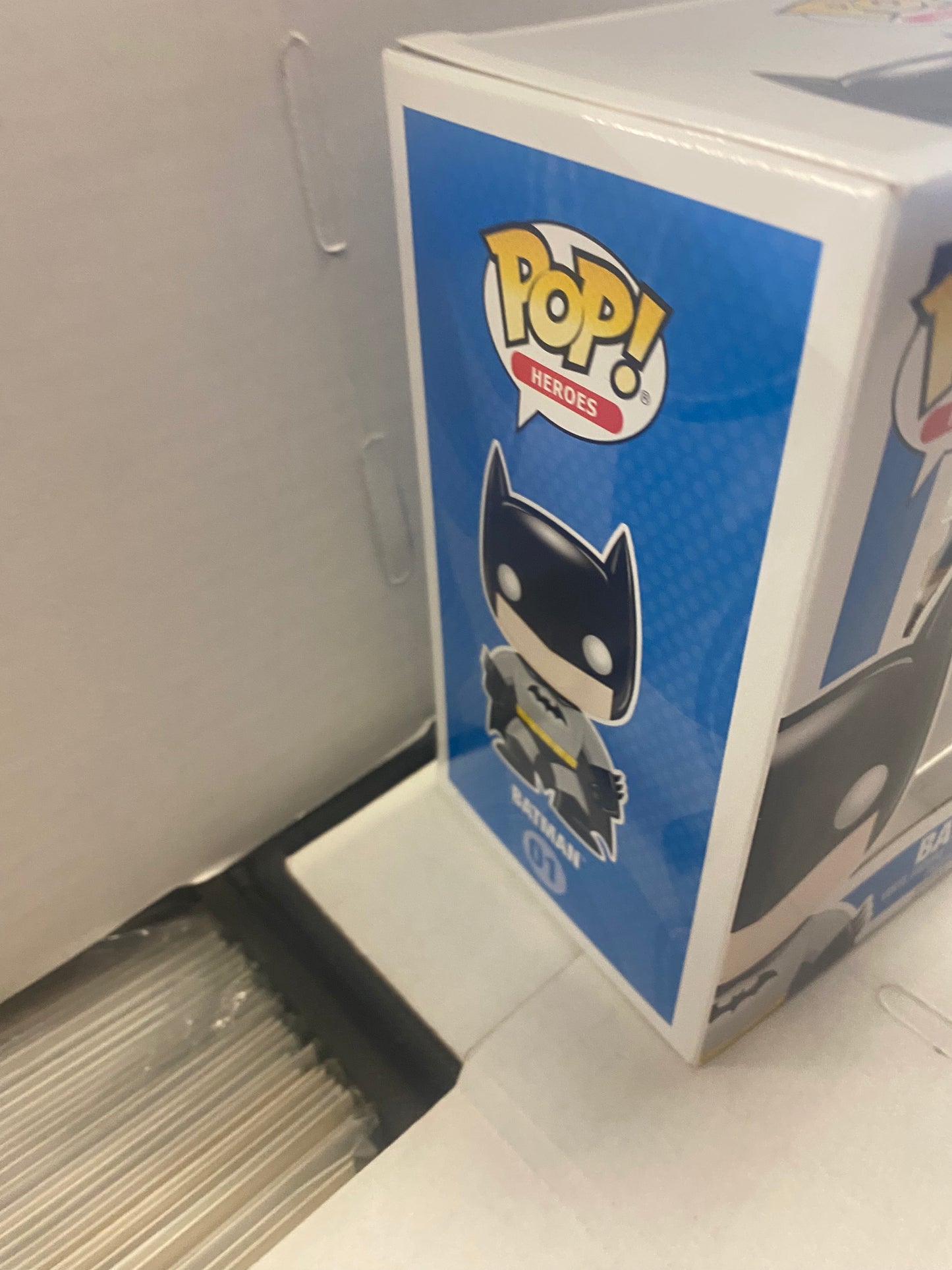 FUNKO POP HEROES DC SUPER HEROES #1 BATMAN 2016 NEW YORK COMIC CON EXCLUSIVE