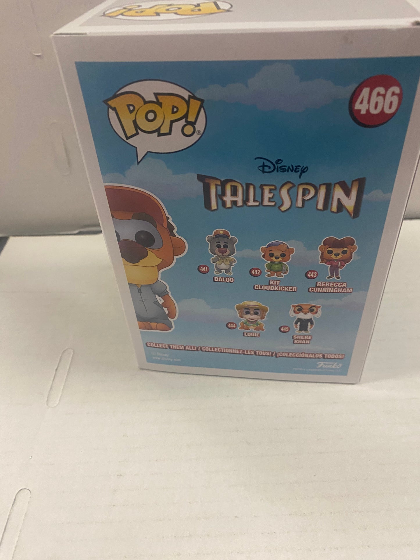 FUNKO POP TALESPIN #466 WILDCAT GAMESTOP EXCLUSIVE