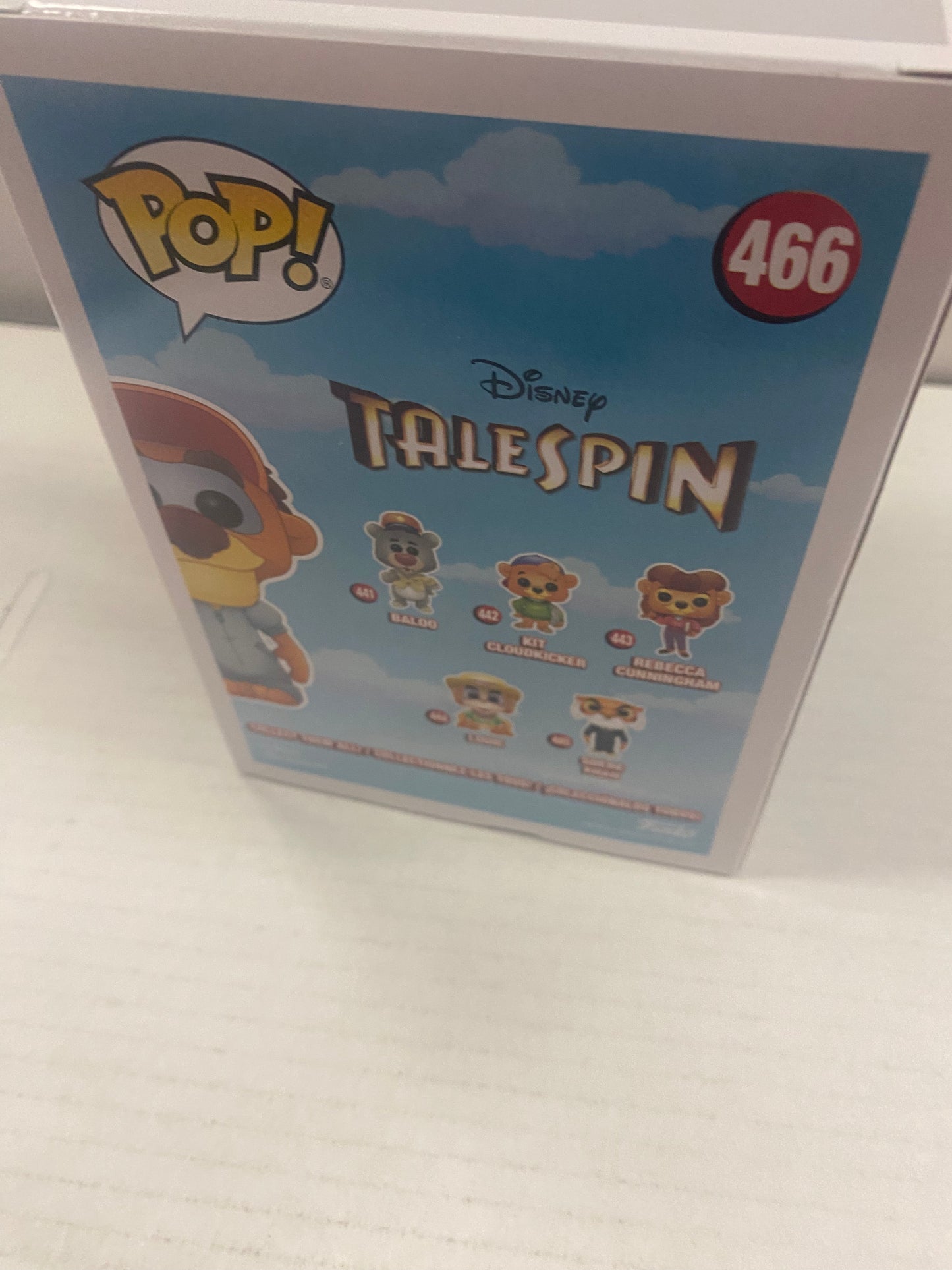 FUNKO POP TALESPIN #466 WILDCAT GAMESTOP EXCLUSIVE