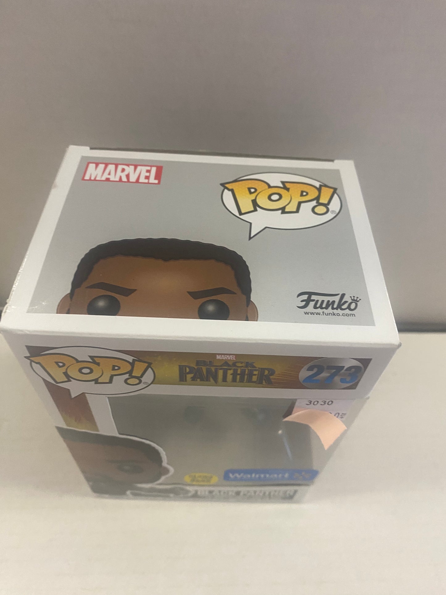 FUNKO POP BLACK PANTHER #273 BLACK PANTHER GLOW IN THE DARK WALMART EXCLUSIVE
