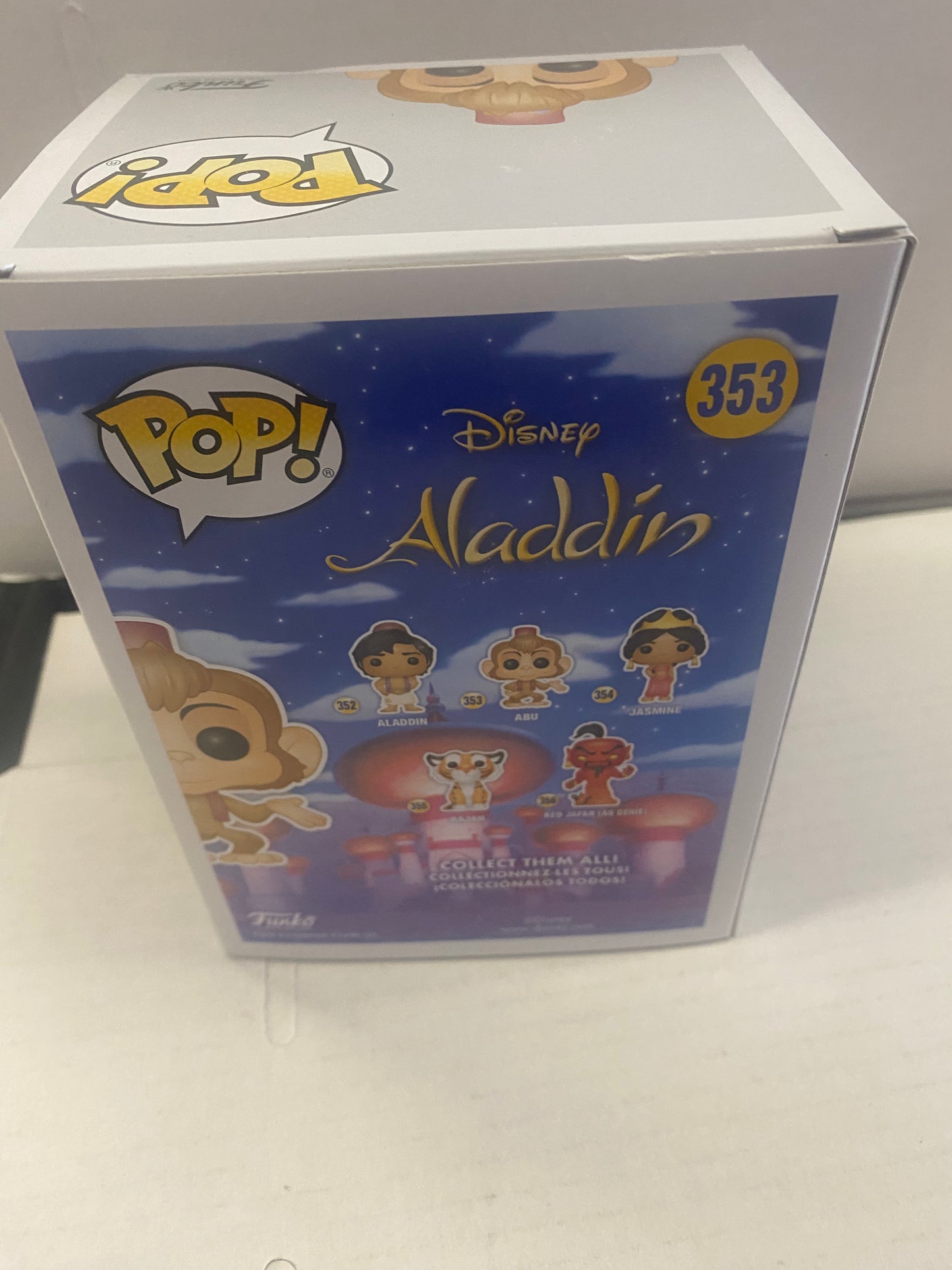 FUNKO POP DISNEY #353 ABU FLOCKED HOT TOPIC EXCLUSIVE
