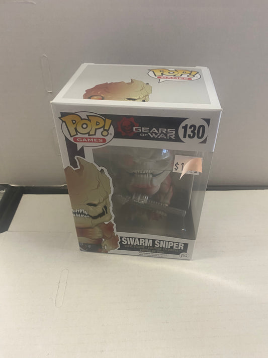 FUNKO POP GAMES GEARS OF WAR #130 SWARM SNIPER GAMESTOP EXCLUSIVE