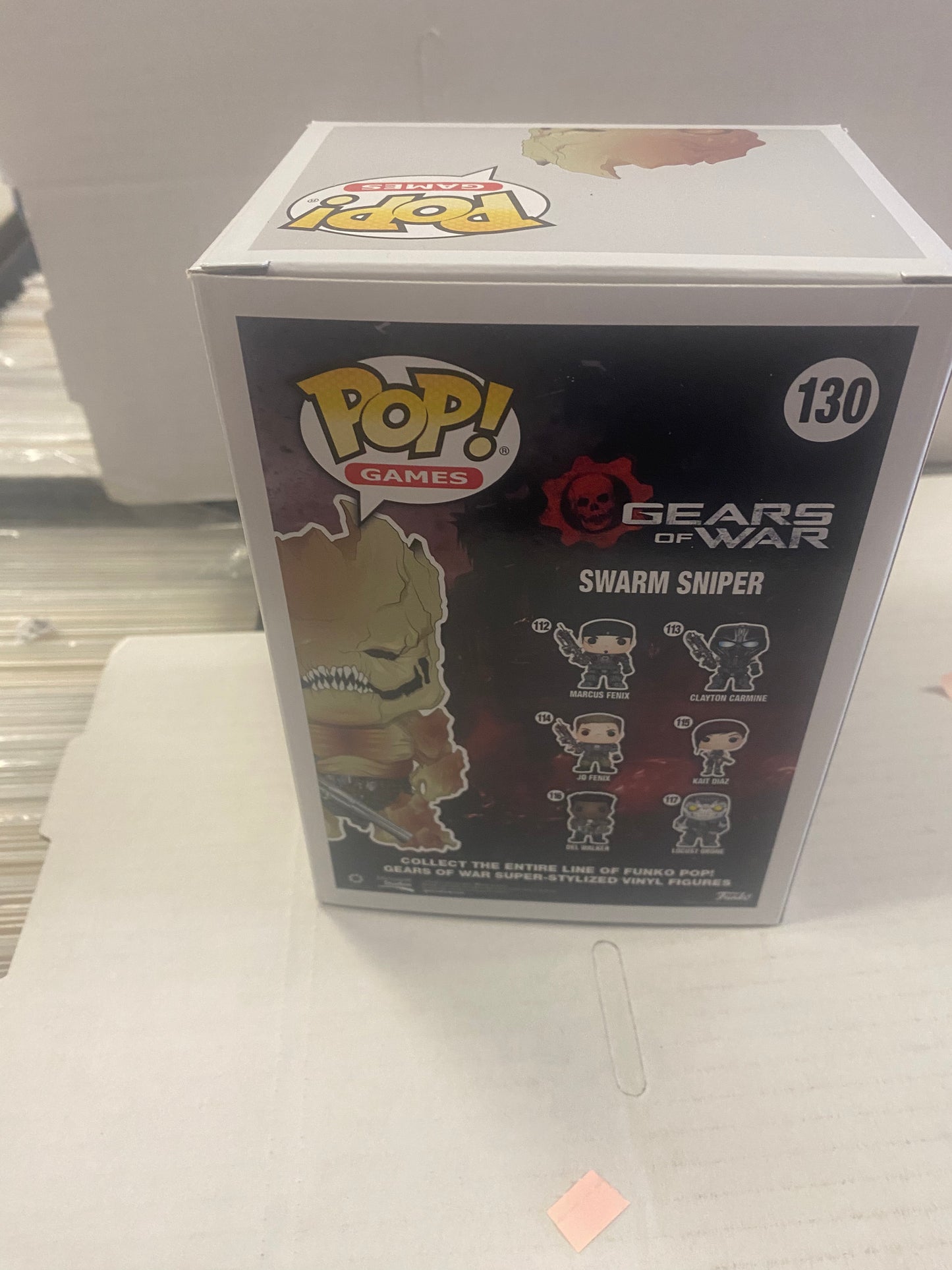 FUNKO POP GAMES GEARS OF WAR #130 SWARM SNIPER GAMESTOP EXCLUSIVE