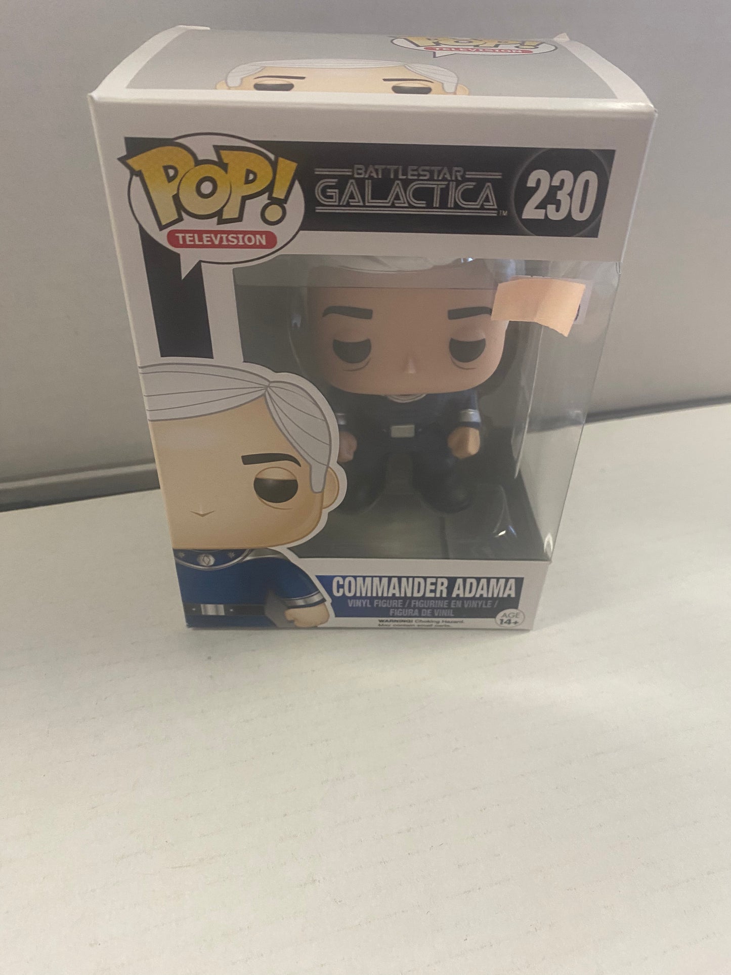 FUNKO POP TELEVISION BATTLESTAR GALACTICA #230 COMMANDER ADAMA