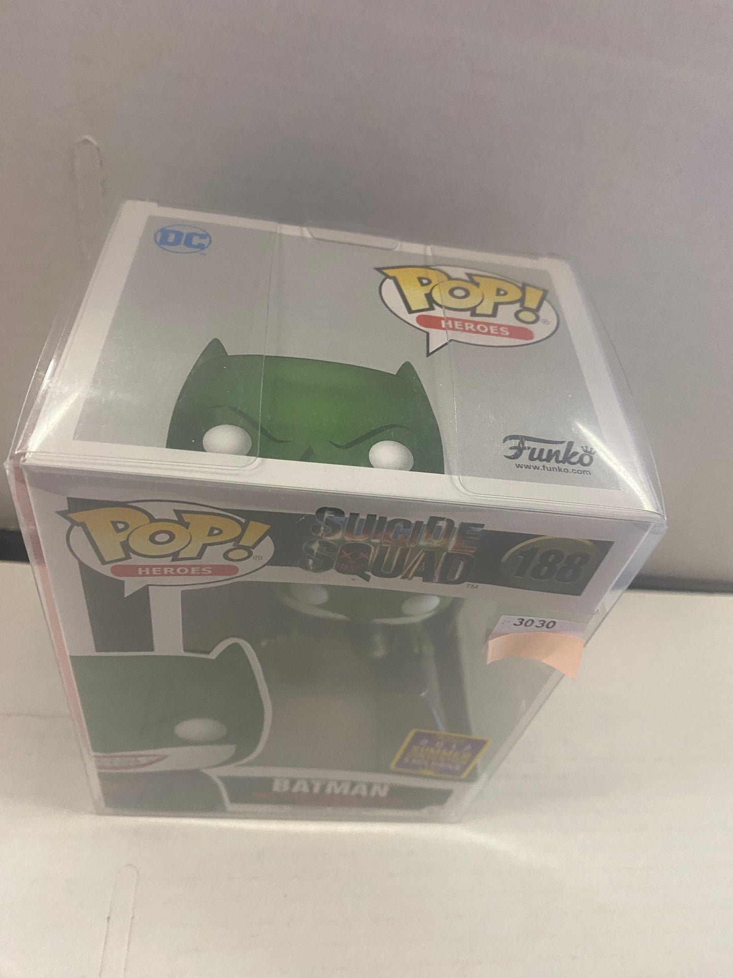 FUNKO POP HEROES SUICIDE SQUAD #188 BATMAN 2017 SUMMER CONVENTION EXCLUSIVE