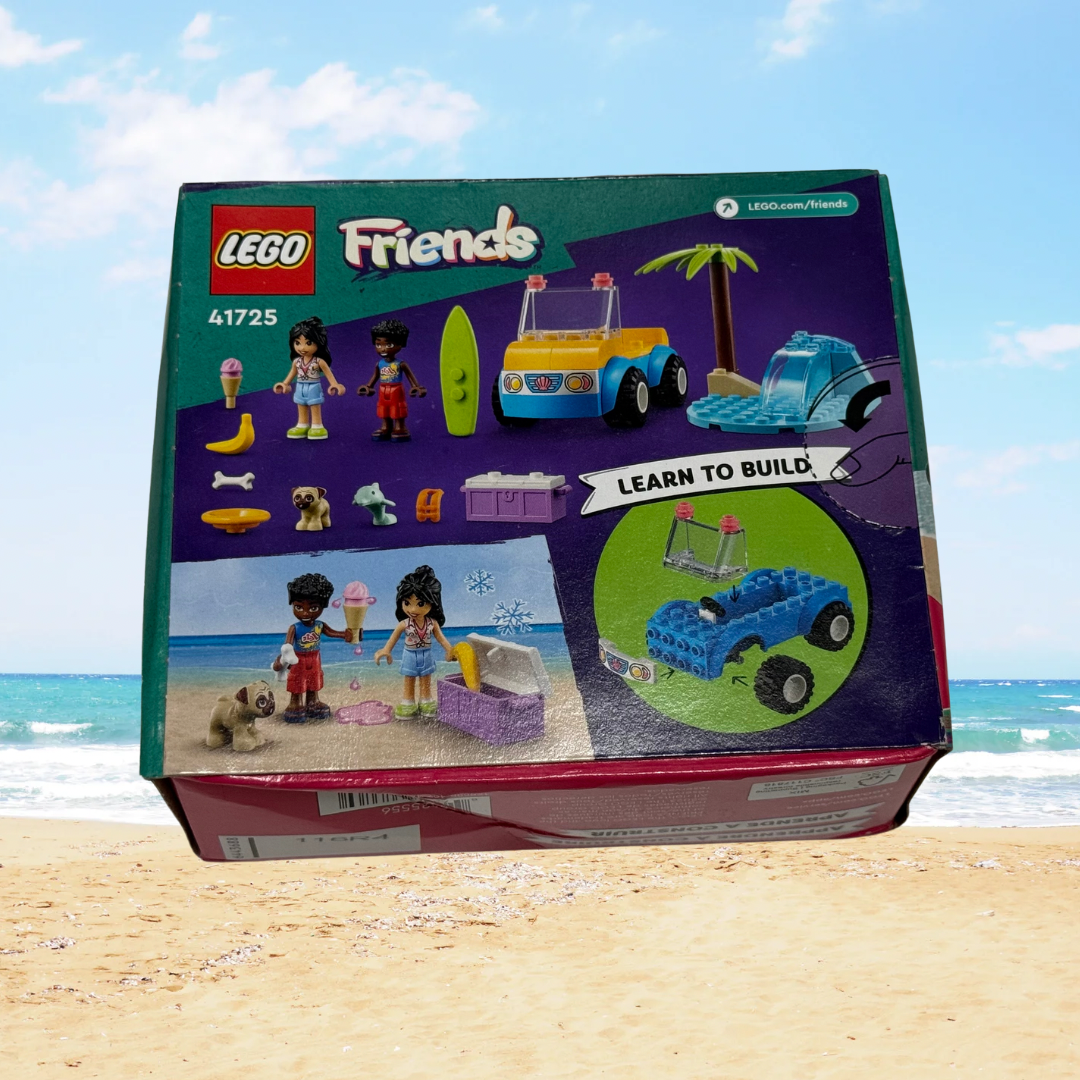 LEGO SET #41725 FRIENDS BEACH BUGGY FUN BUILDING KIT