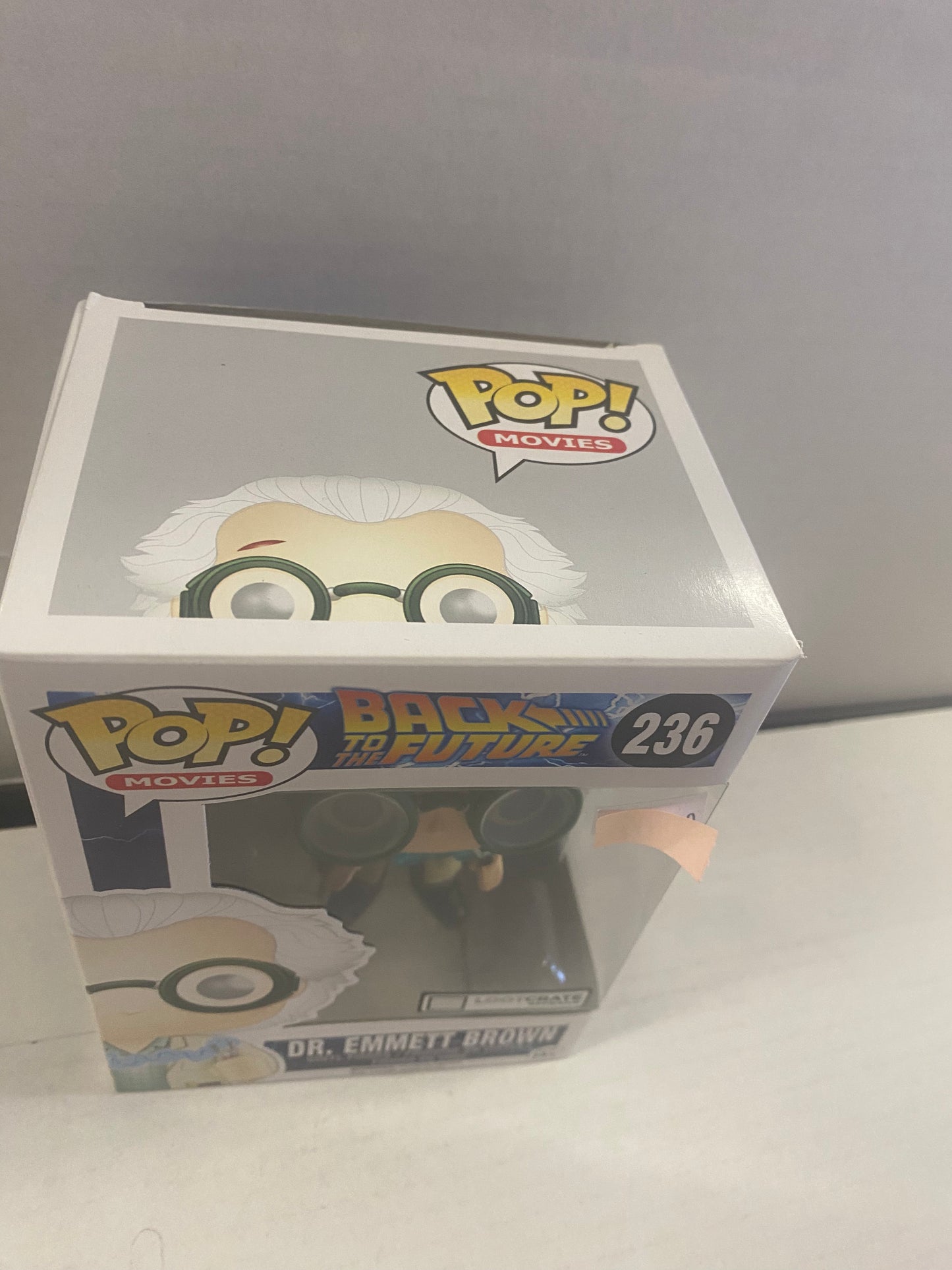 FUNKO POP MOVIES BACK TO THE FUTURE #236 DR EMMETT BROWN LOOTCRATE EXCLUSIVE