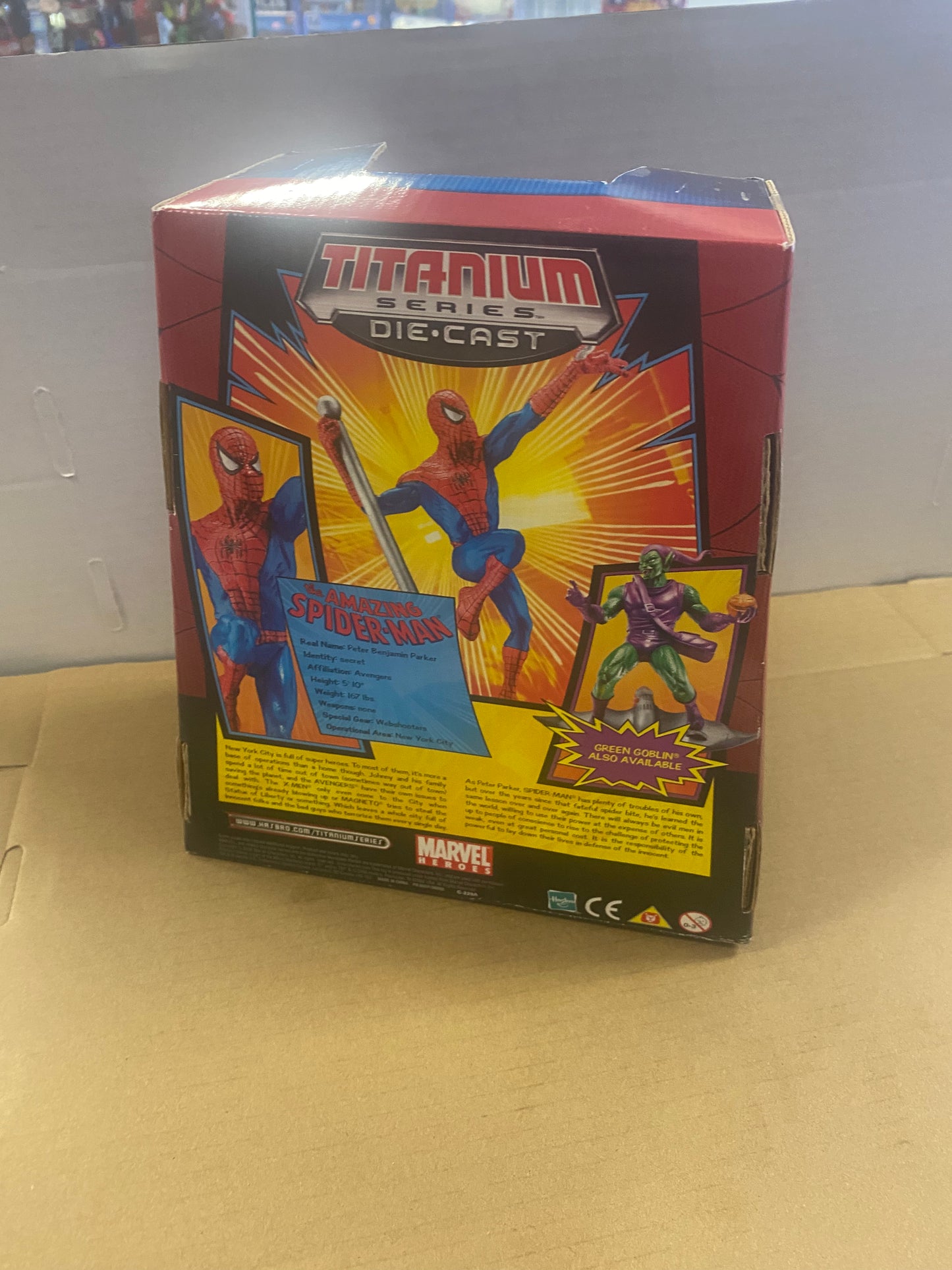 GALOOB MIRCO MACHINES TITANIUM SERIES SPIDER-MAN