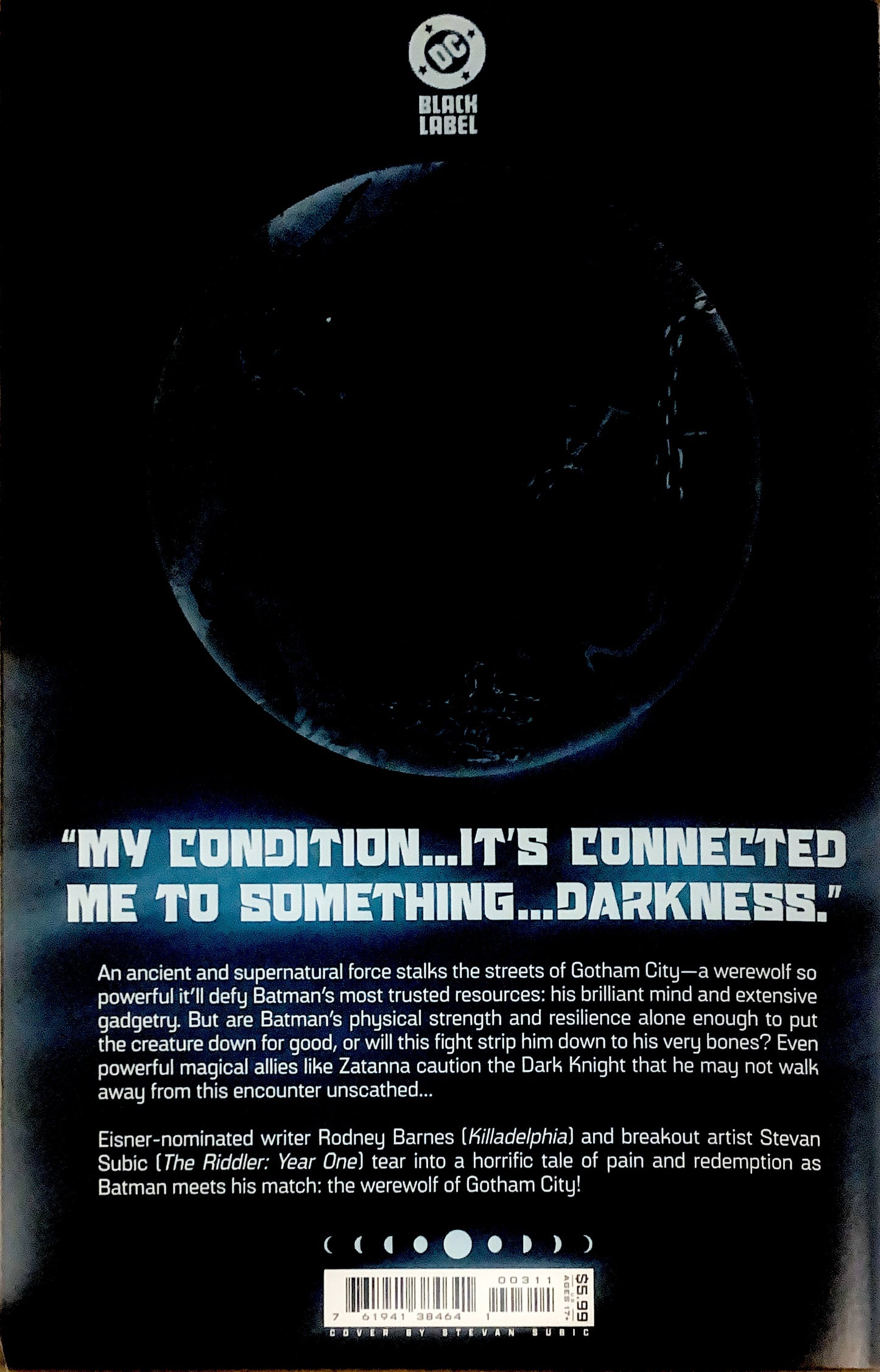 DC COMICS BATMAN FULL MOON #3