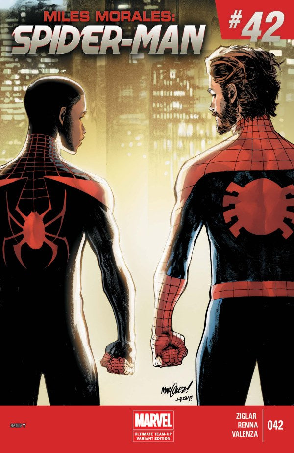 MARVEL COMICS MILES MORALES: SPIDER-MAN #42 DAVID MARQUEZ ULTIMATE TEAM-UP VARIANT