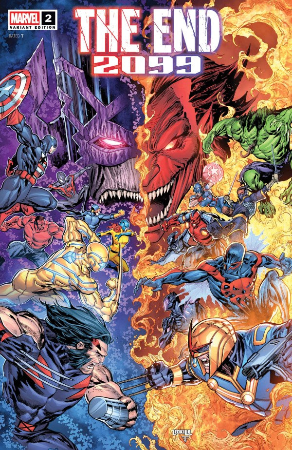 MARVEL COMICS THE END 2099 #2 KEN LASHLEY BATTLE VARIANT