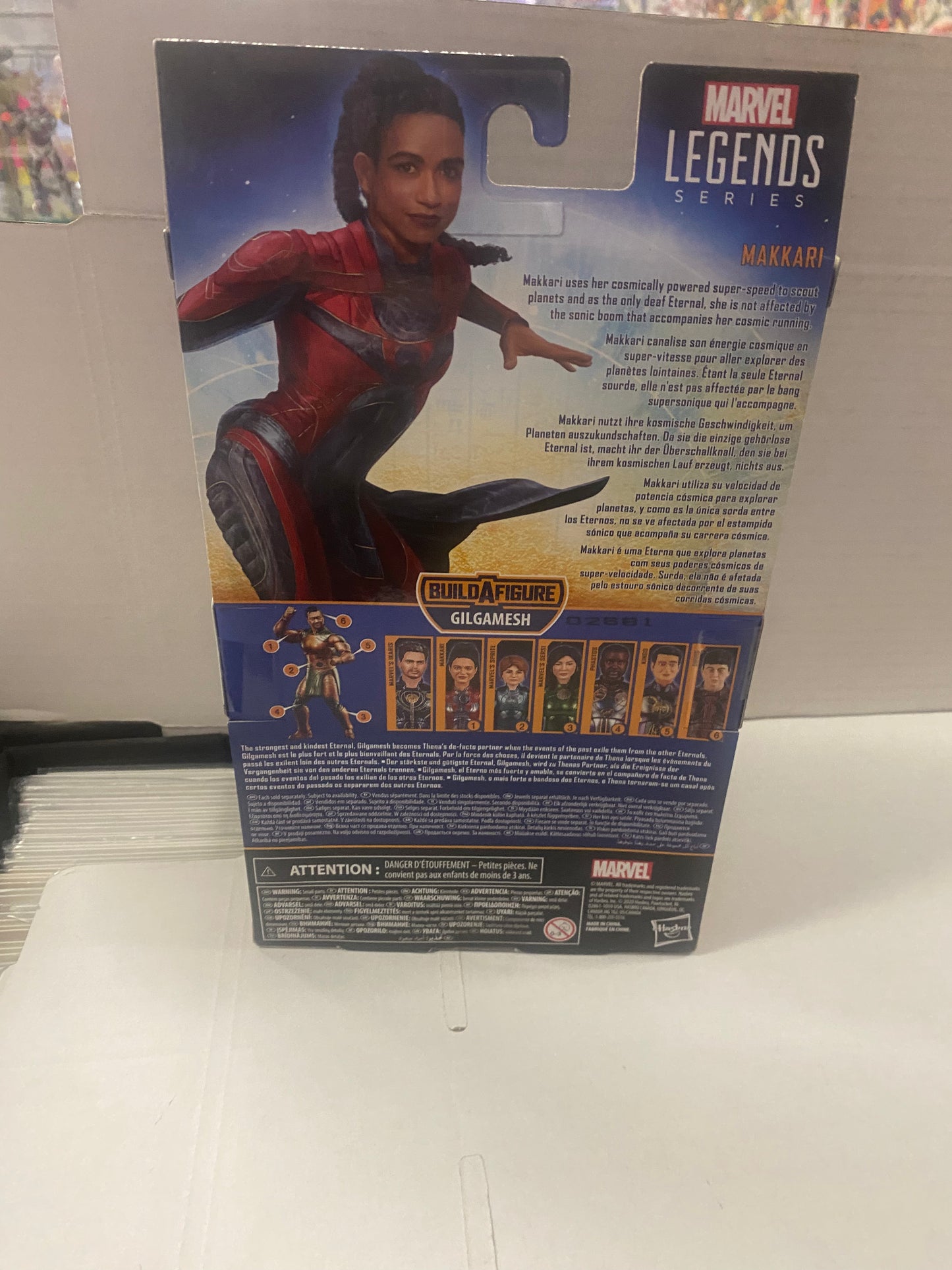 MARVEL LEGENDS ETERNALS MAKKARI PRE OWNED MISSING BUILD A FIGURE PIECE