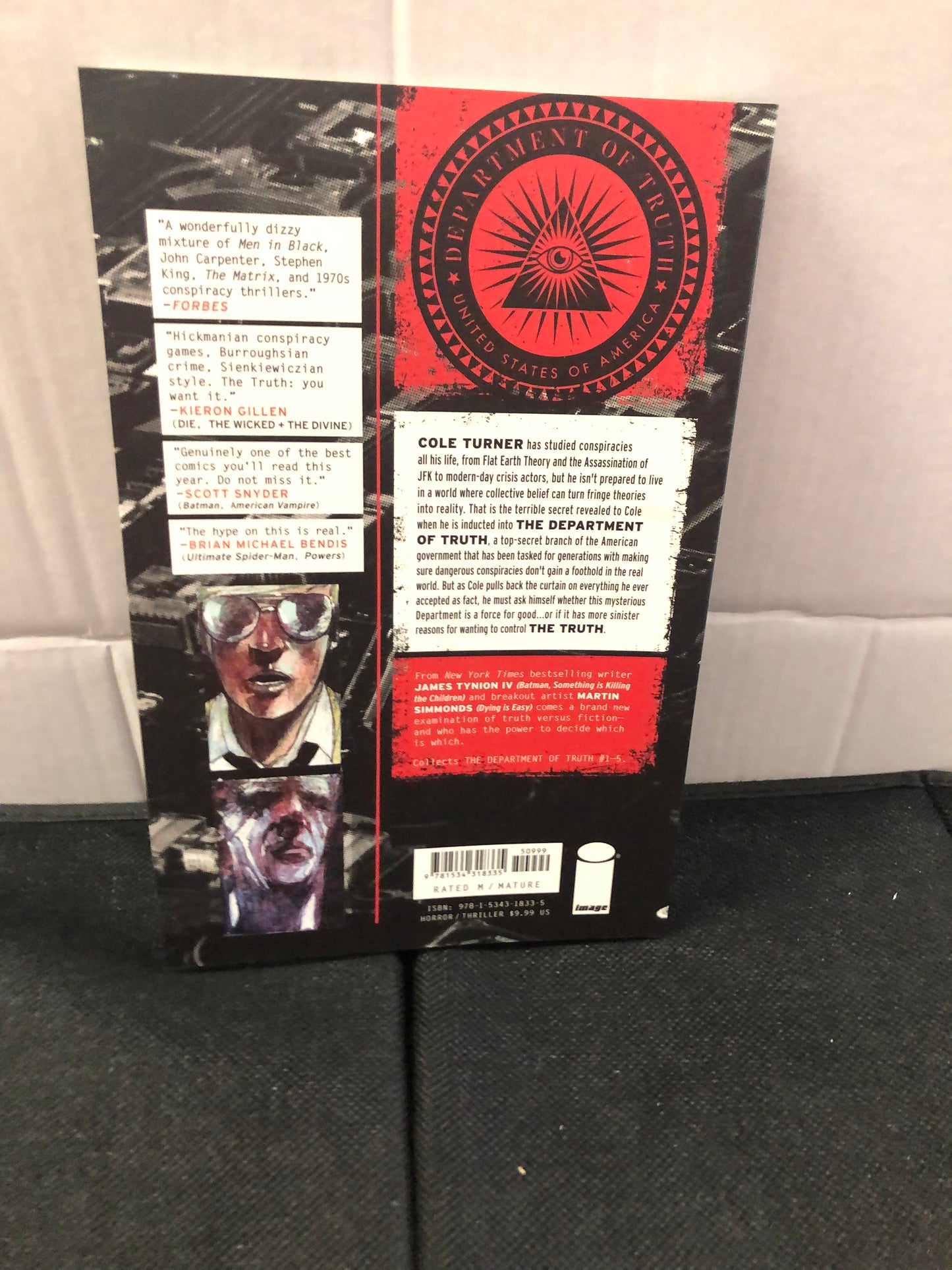 IMAGE COMICS DEPARTMENT OF TRUTH VOLUME ONE SECOND PRINTING (2021)