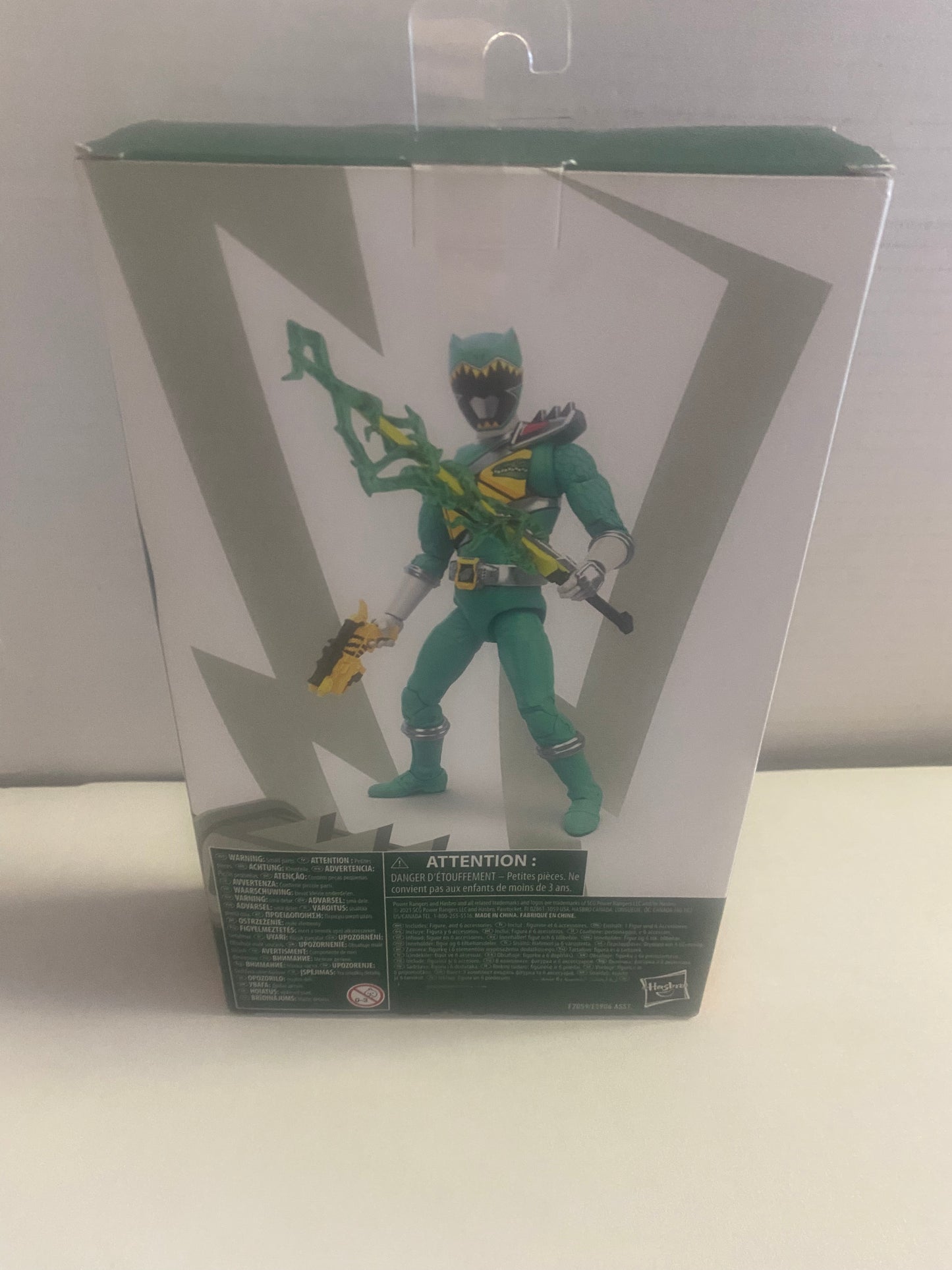 HASBRO POWER RANGERS LIGHTING COLLECTION DINO CHARGE GREEN  RANGER