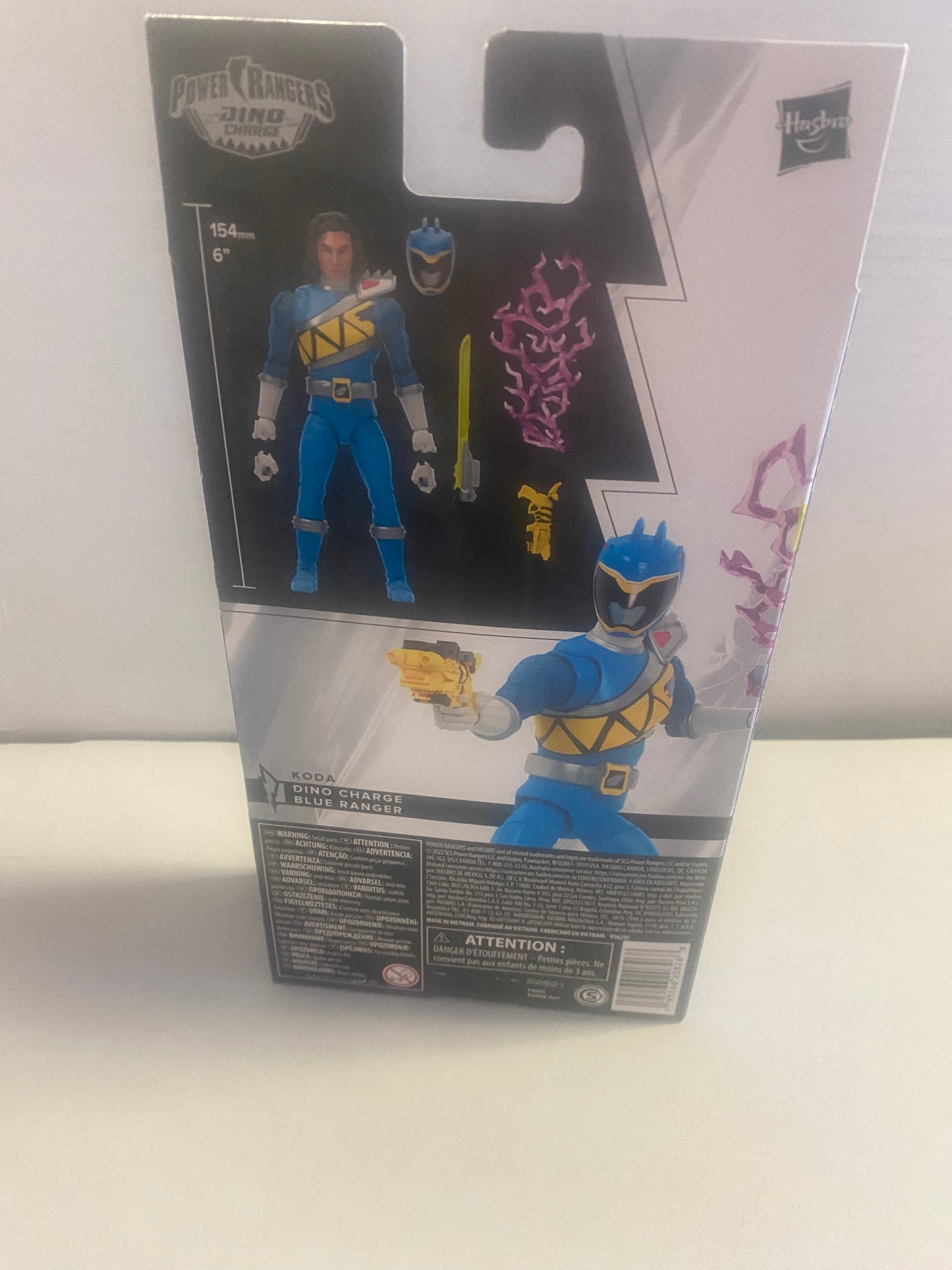 HASBRO POWER RANGERS LIGHTING COLLECTION DINO CHARGE BLUE RANGER