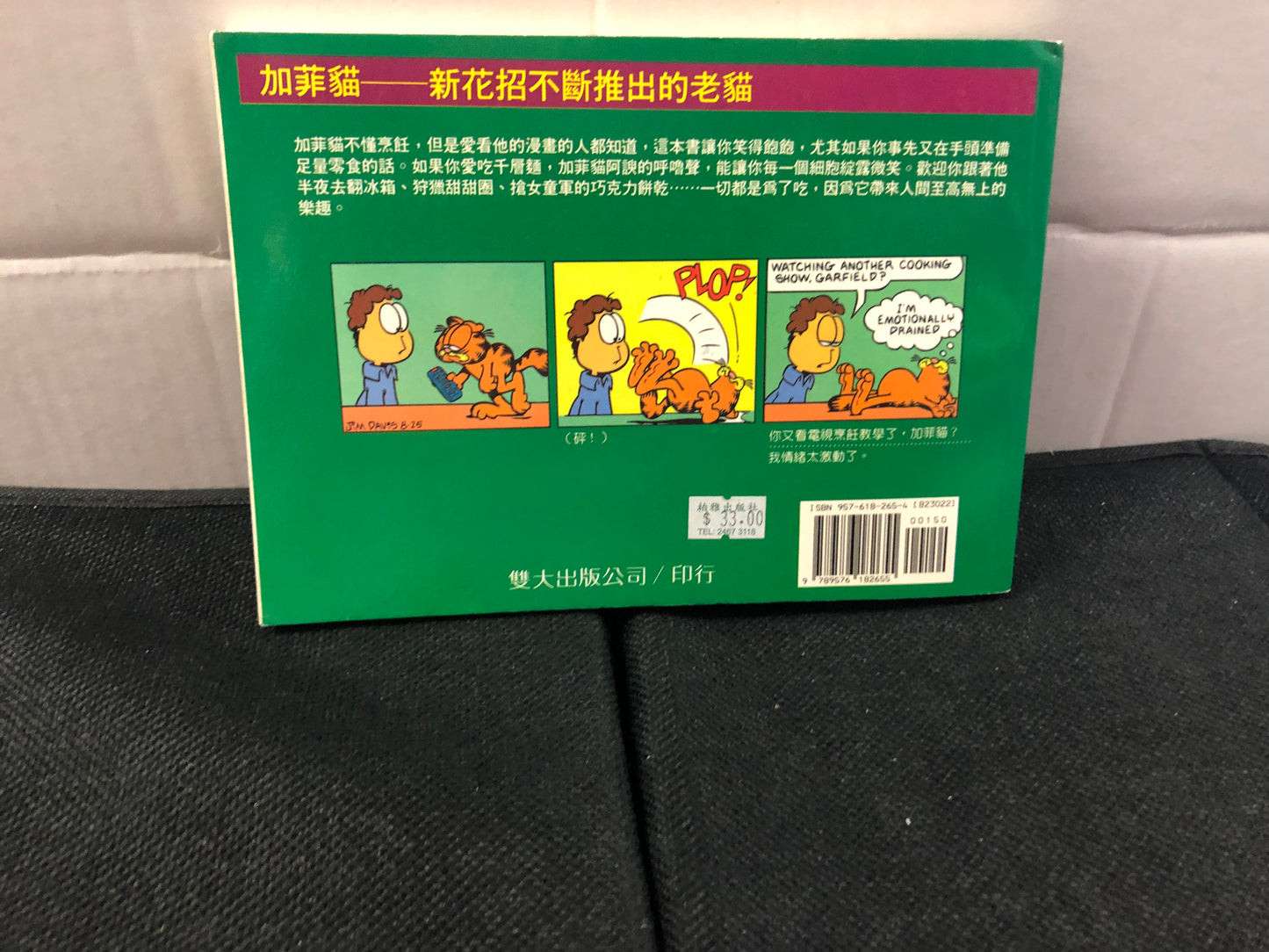 PAWS GARFIELD BIGGER AND BETTER (1999) CHINESE LANGUAGE