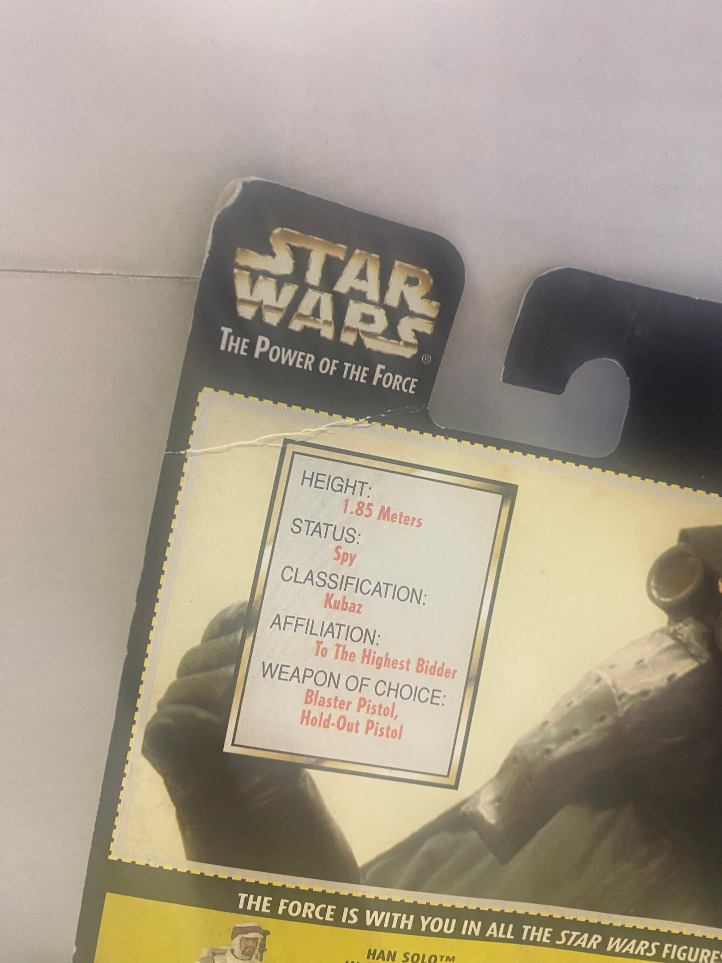 KENNER STAR WARS THE POWER OF THE FORCE GARDINDAN LONG SNOOT (1997)