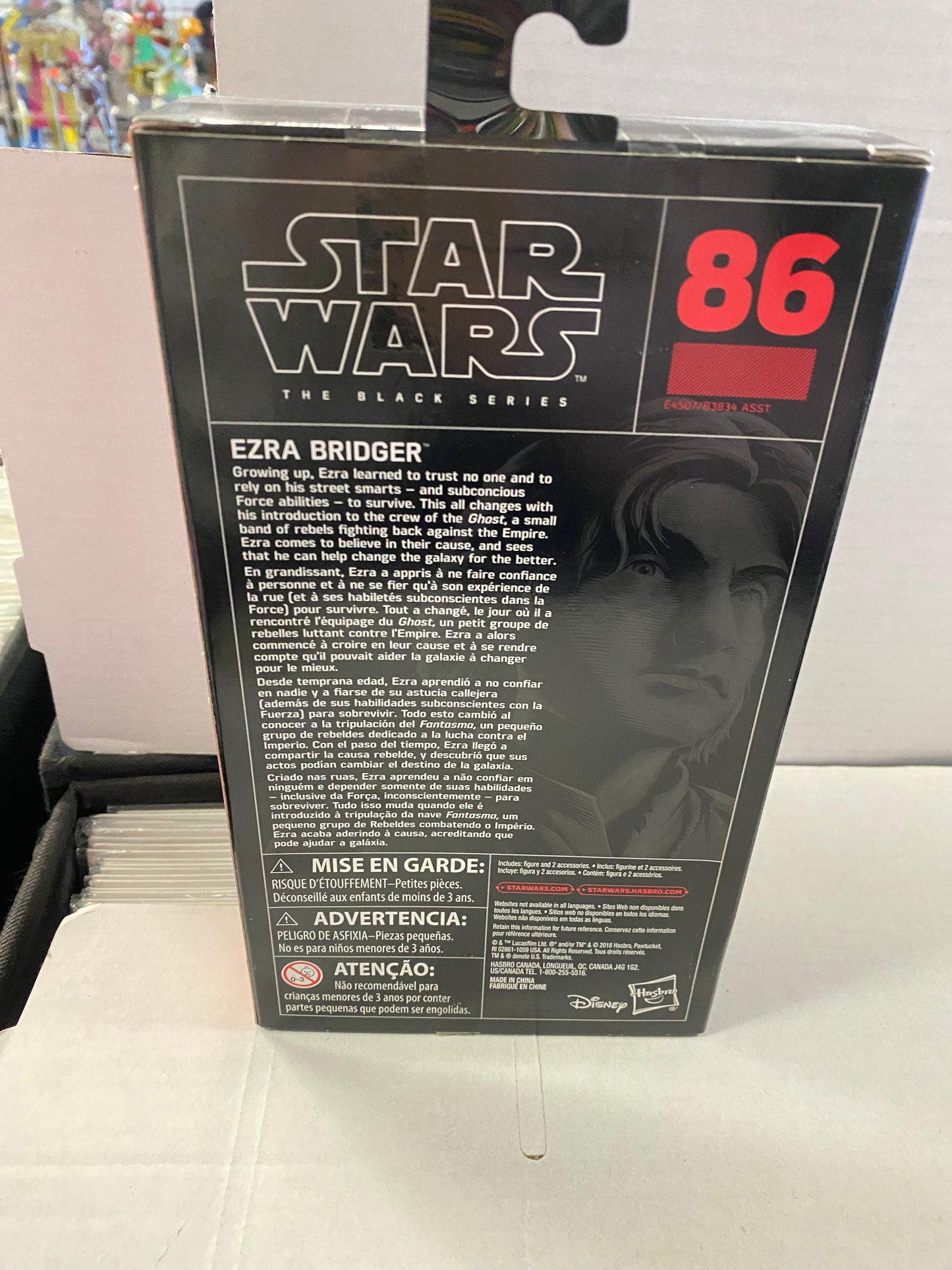 HASBRO STAR WARS THE BLACK SERIES EZRA BRIDGER (2018)
